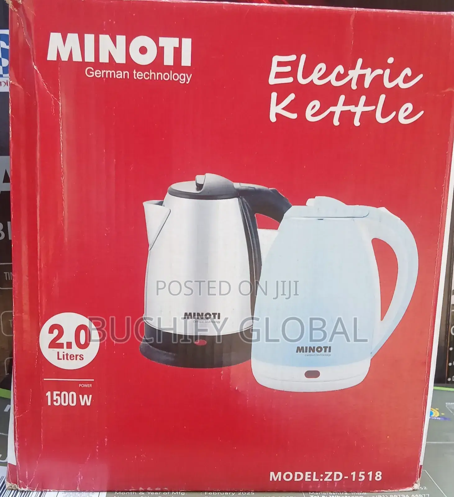 Minoti Electric Kettle 2l