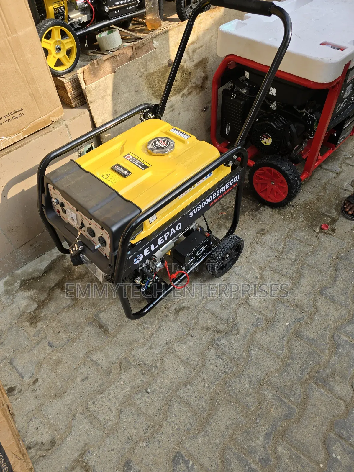 ><<5.5kva>> Elepaq Remote Control Petrol Generator(100% Copper Coil)