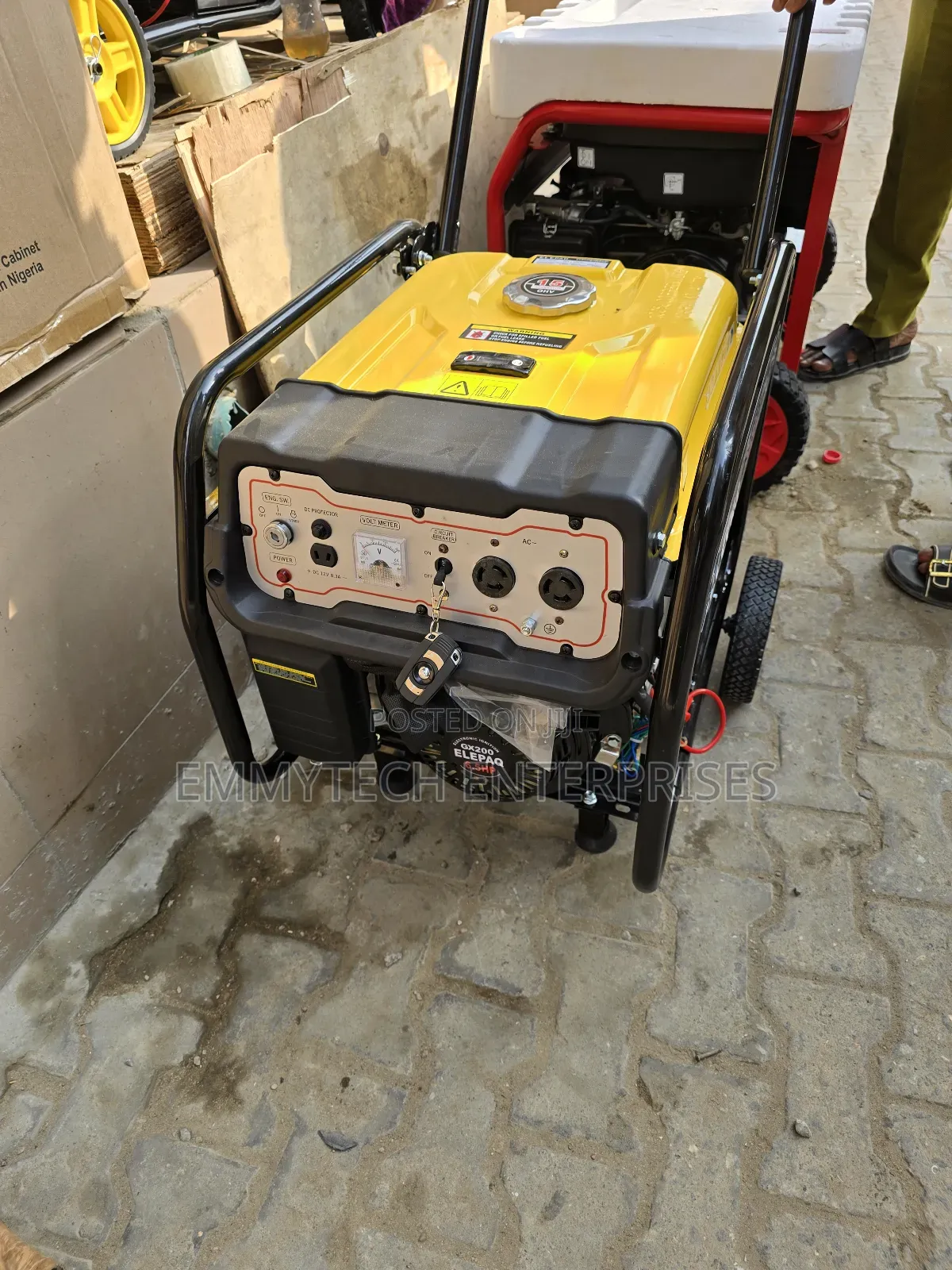><<5.5kva>> Elepaq Remote Control Petrol Generator(100% Copper Coil)