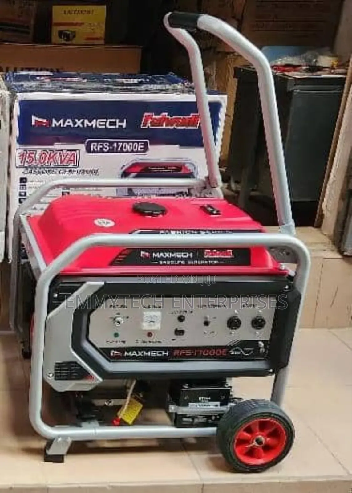 (Heavy-Duty 15kva)Maxmech Petrol Generator 100% Copper Coil