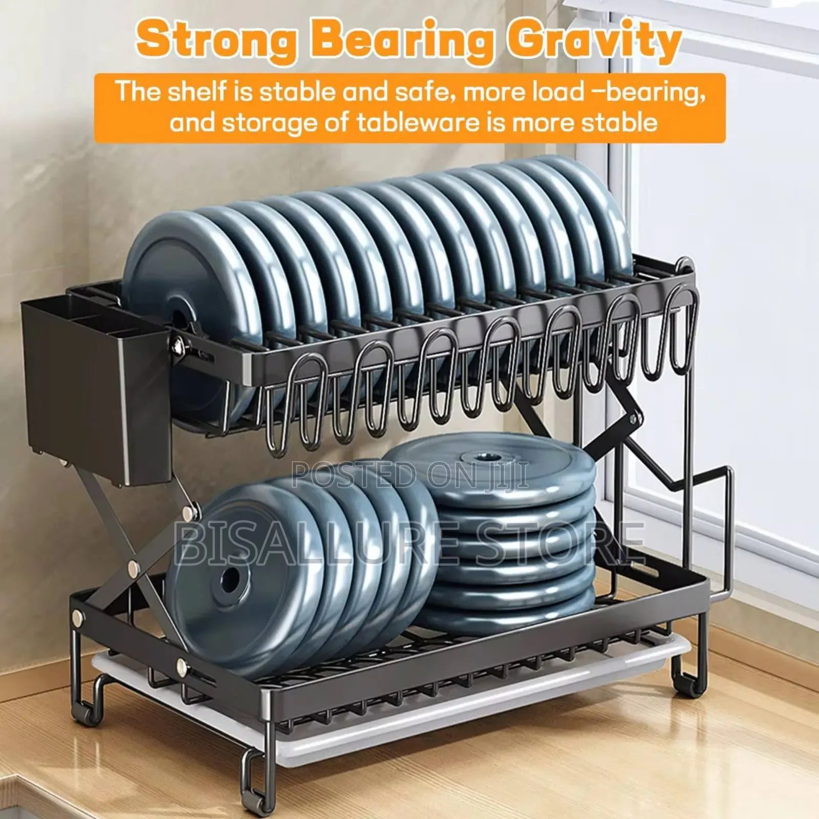 Collapsible Plate And Dish Rack