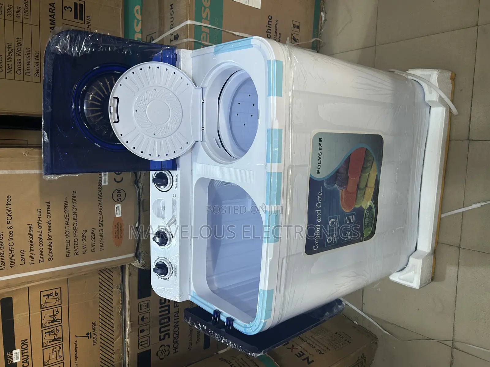 Brand New Polystar Complete 10kg Original Super Fast Washing and Dry