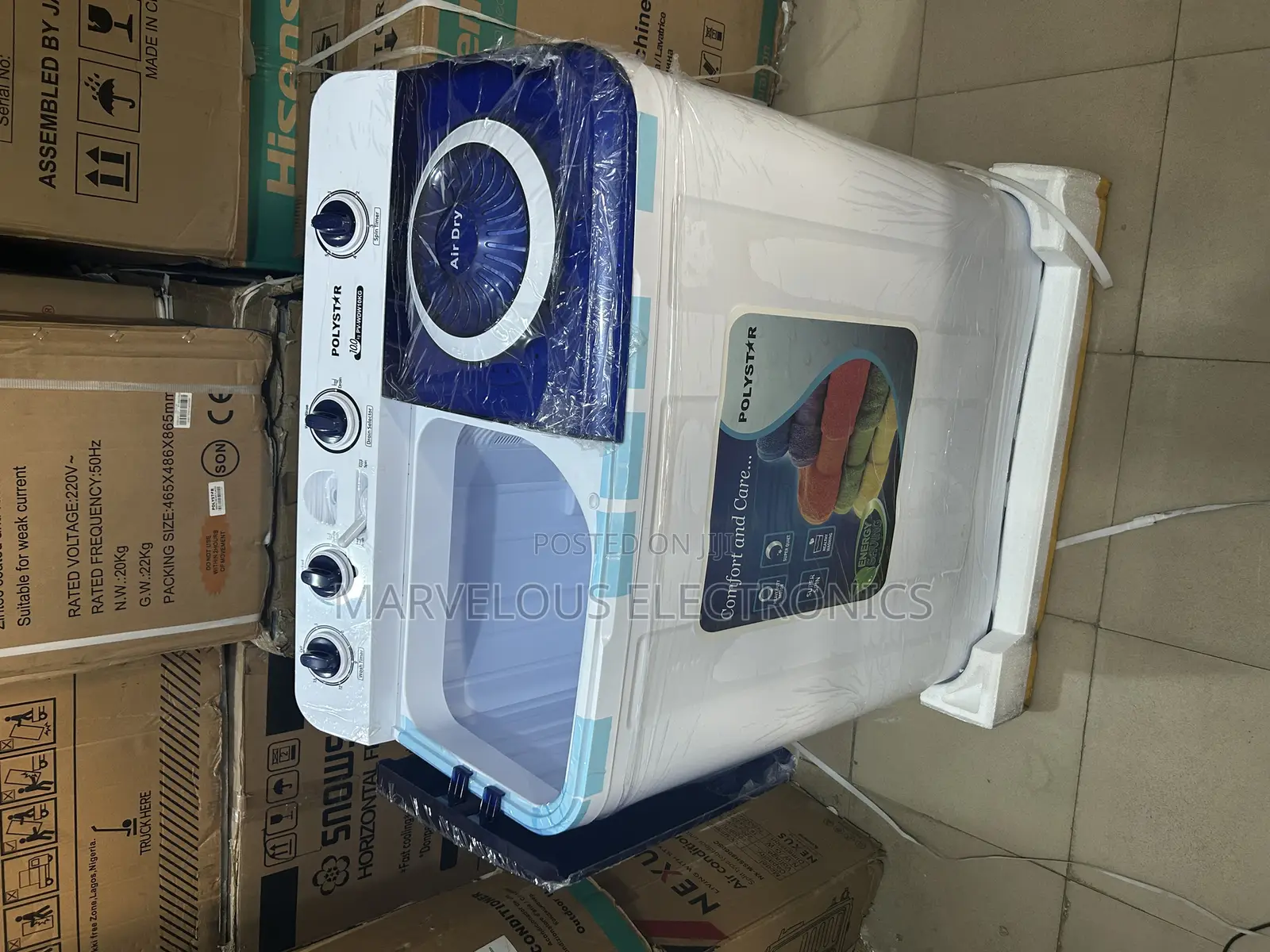 Brand New Polystar Complete 10kg Original Super Fast Washing and Dry