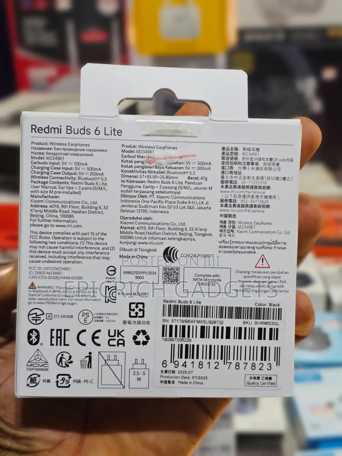 Redmi Buds 6 Lite With Active Noise Cancelation