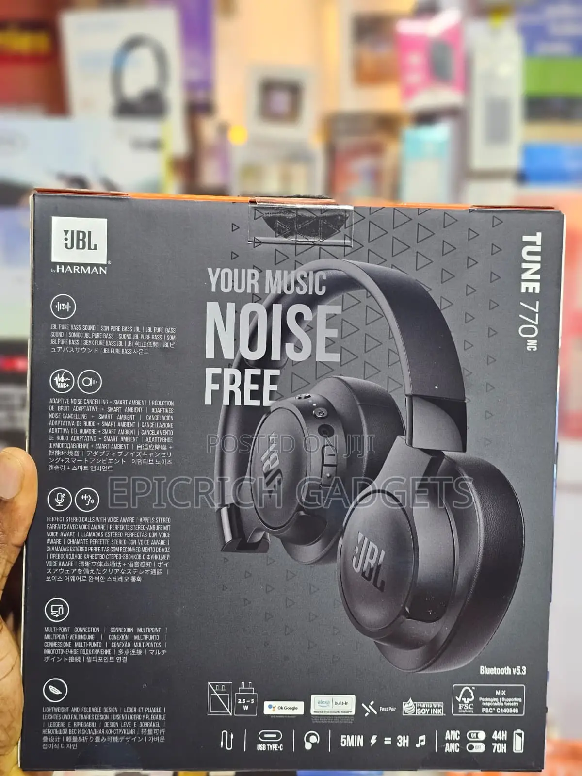 JBL Tune 770nc Active Noise Canceling Headphones