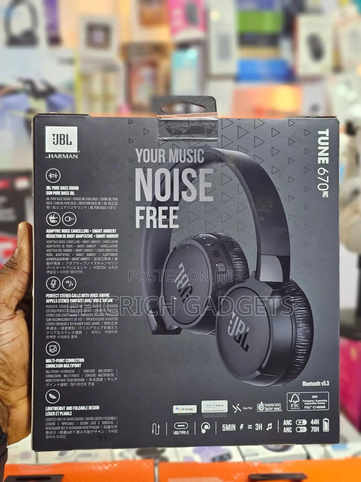JBL Tune 670nc Noise Canceling Headphones