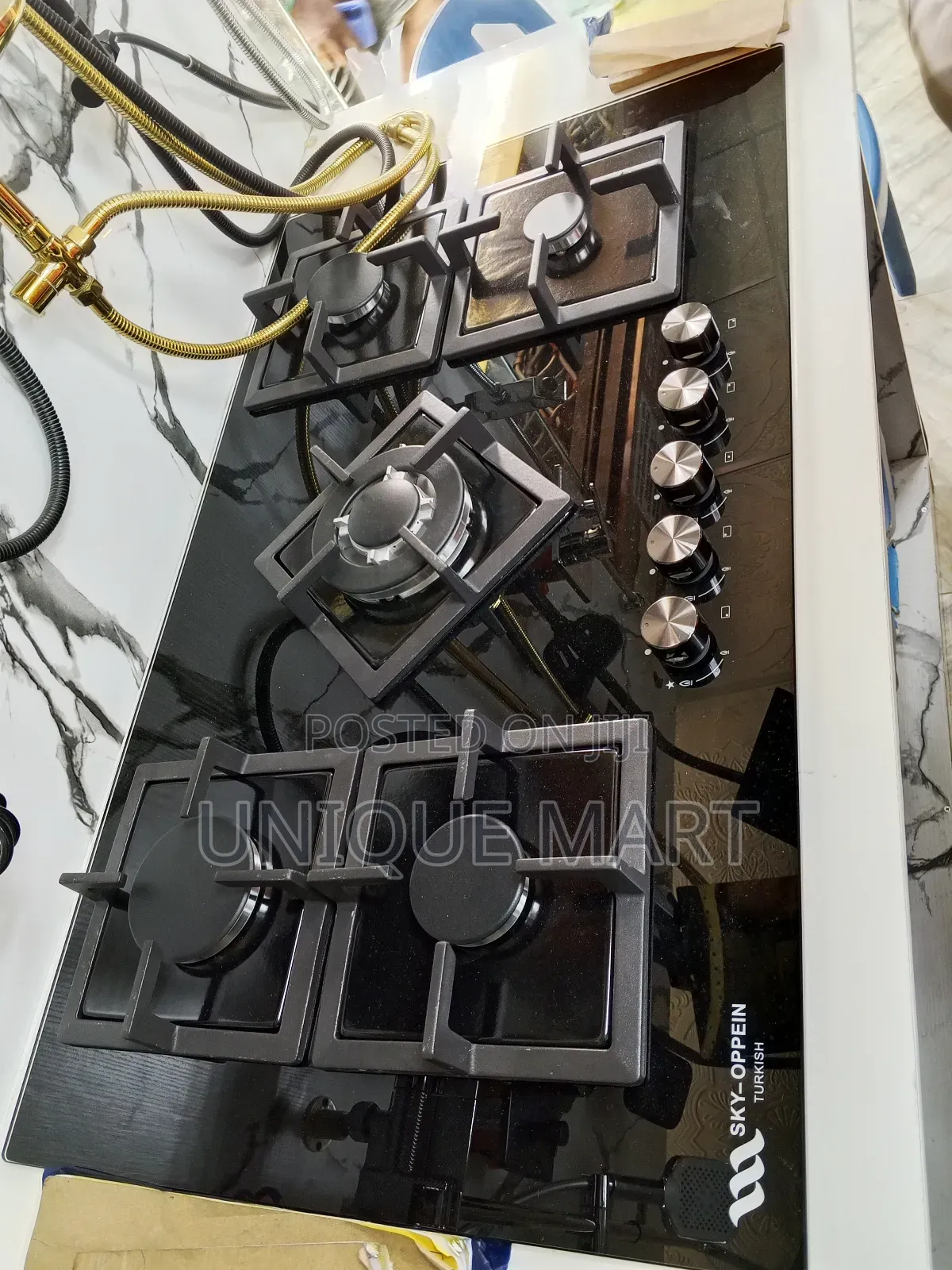 90cm Glass Gas Cooktop 5 Burner: Sky Opein Turkey