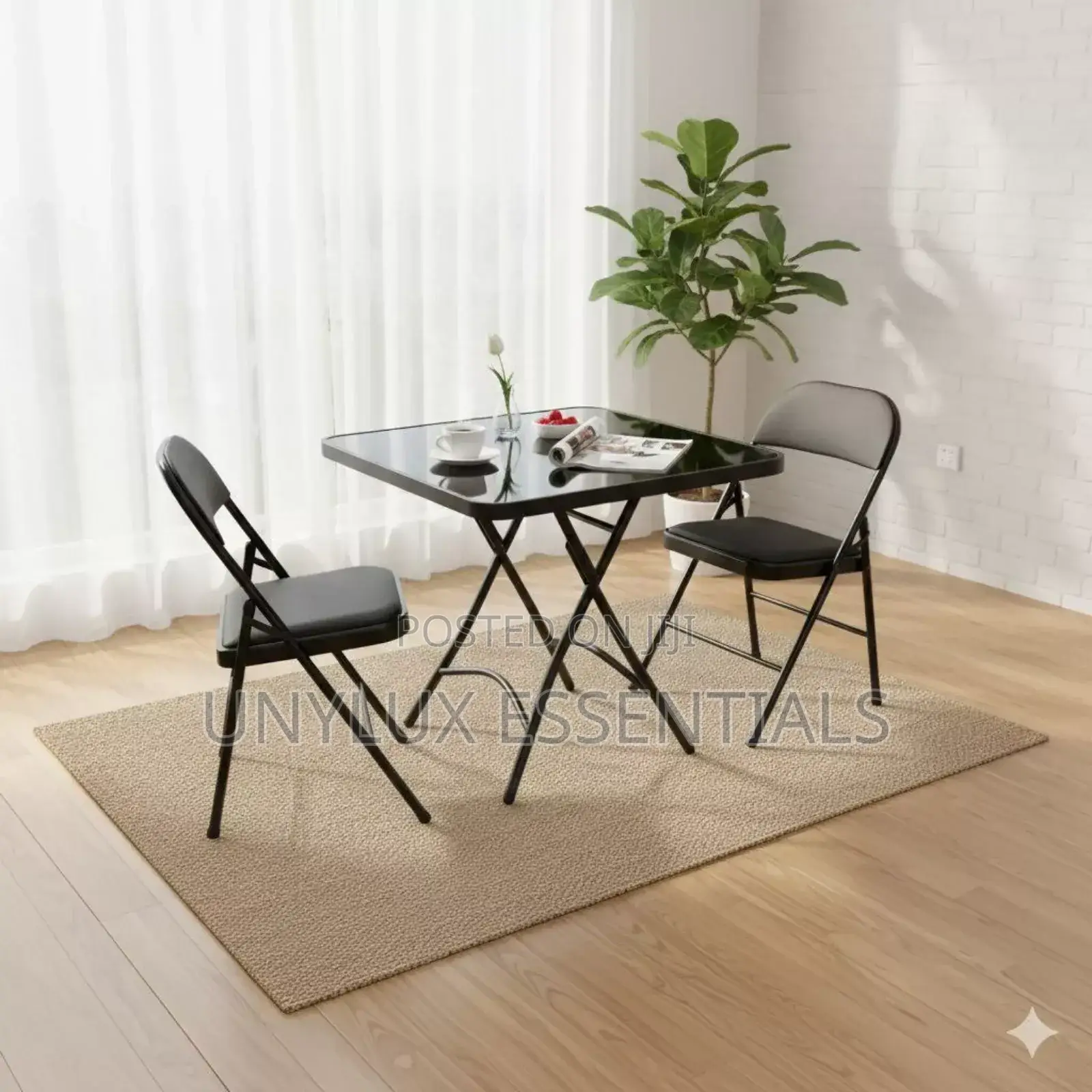 Sturdy 2 Chairs and 1 Table