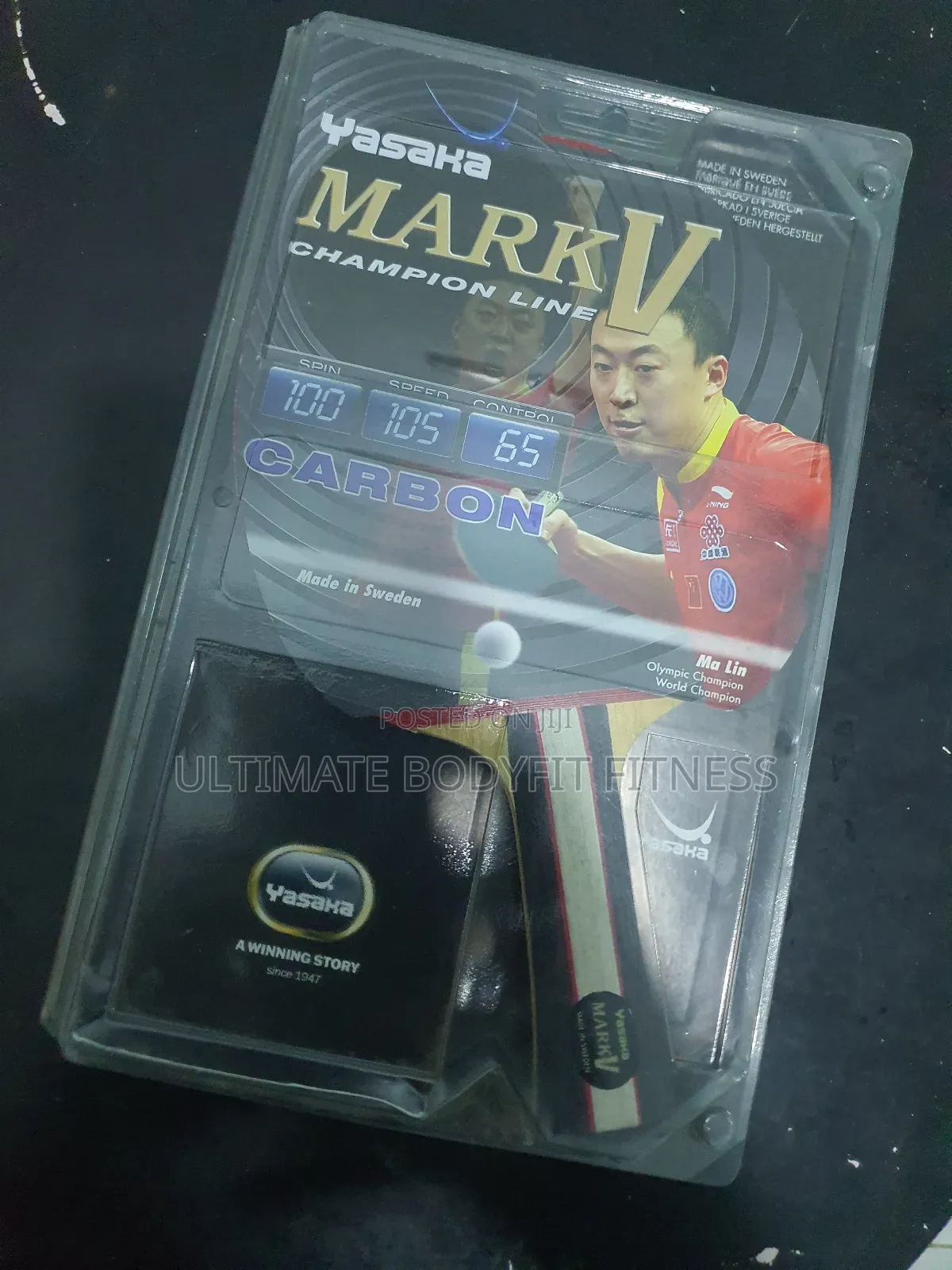 Brand New Yasaka Mark V Carbon Tennis Bat