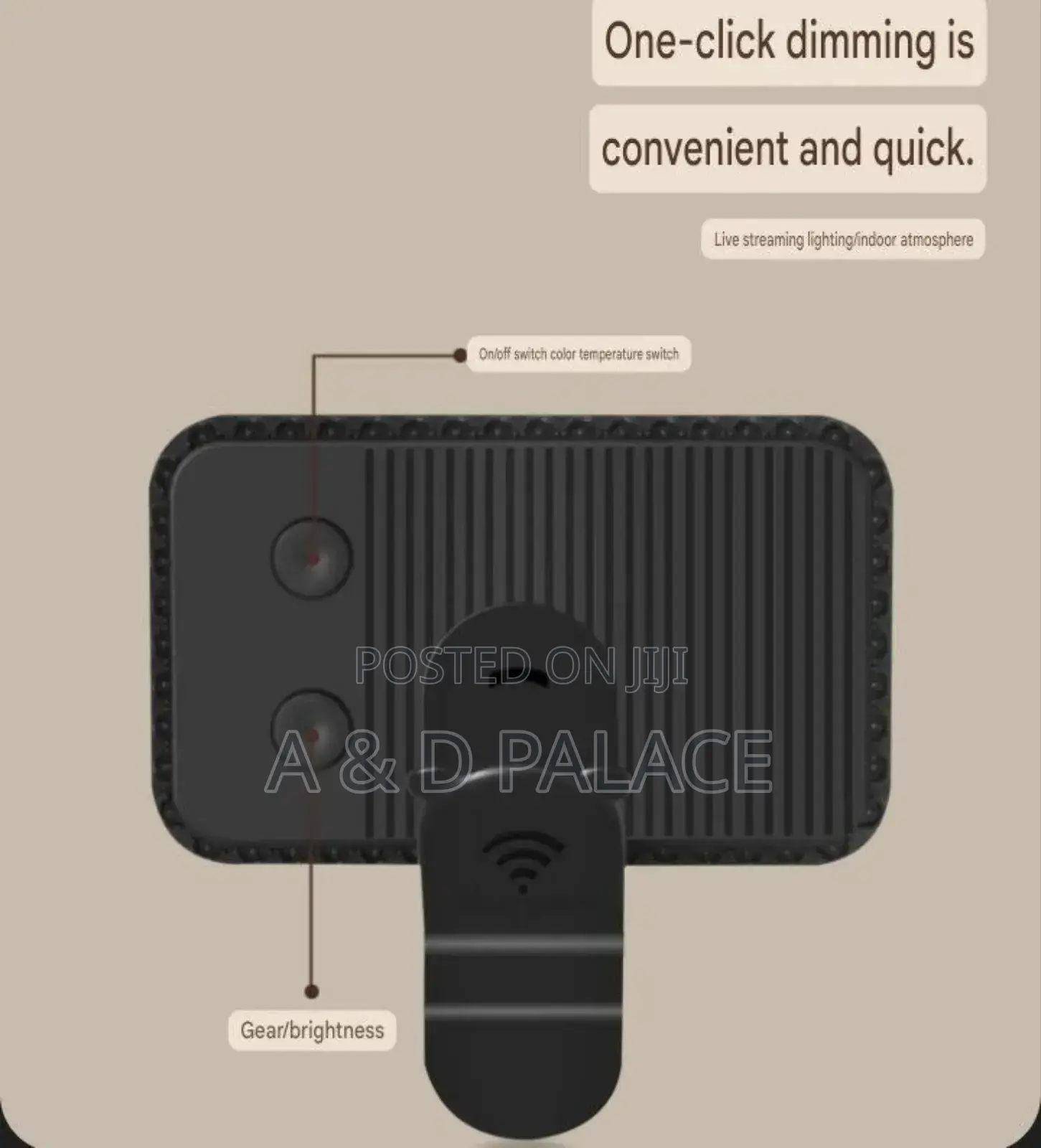 Rechargeable Led Cube Light for Phone Selfie, Laptop Video Streaming