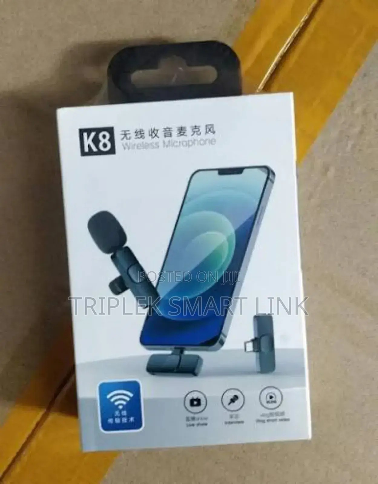  Wireless Noise Cancellations Lavalier Microphone