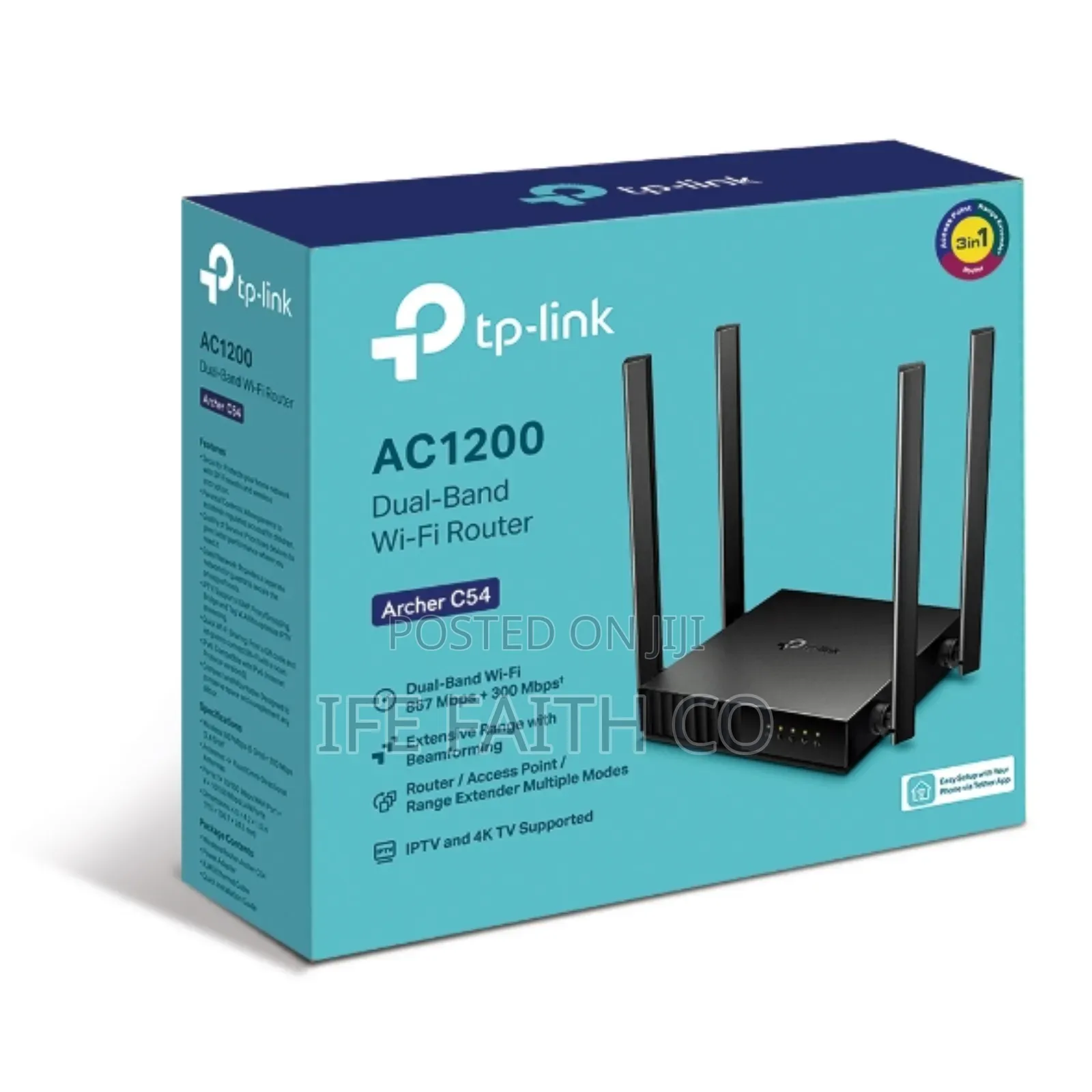 Tp-Link Archer C54 - Ac1200 Mu-Mimo Dual-Band Wifi Router