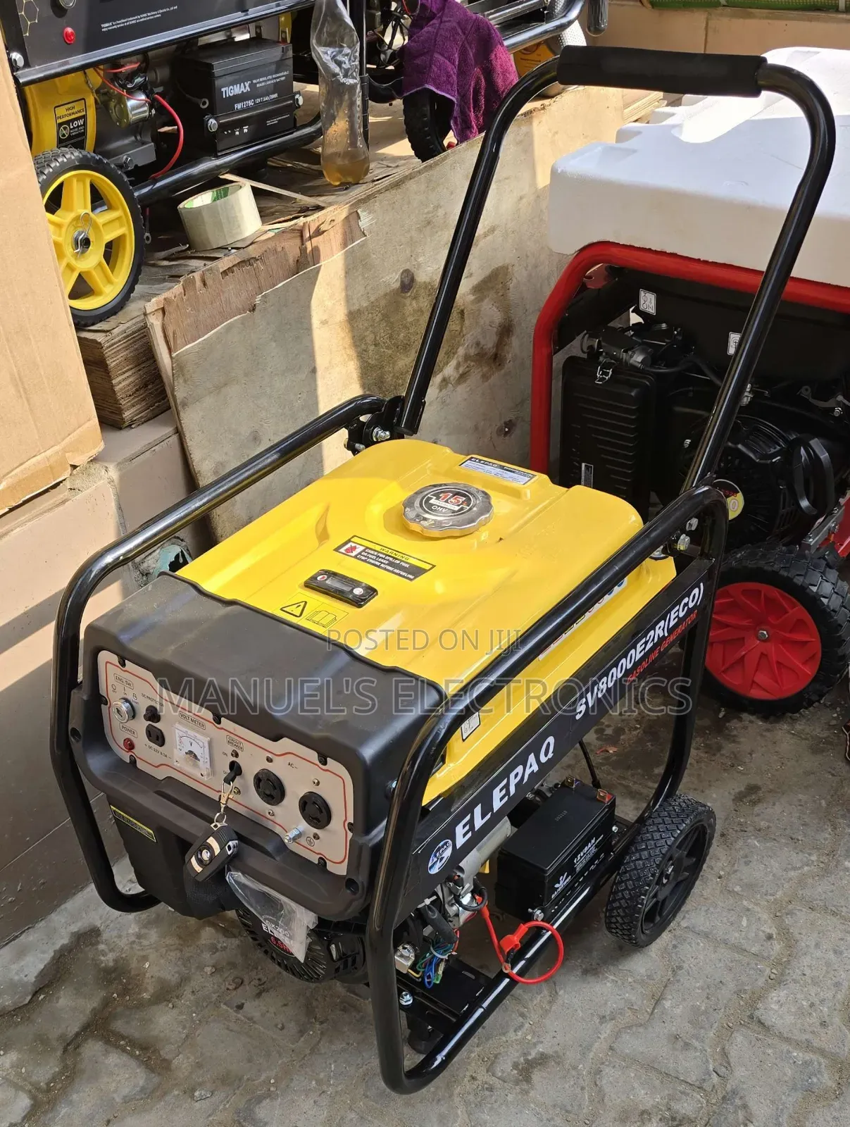 5.5kva Elepaq Remote Control Petrol Generator 100% Copper Coil