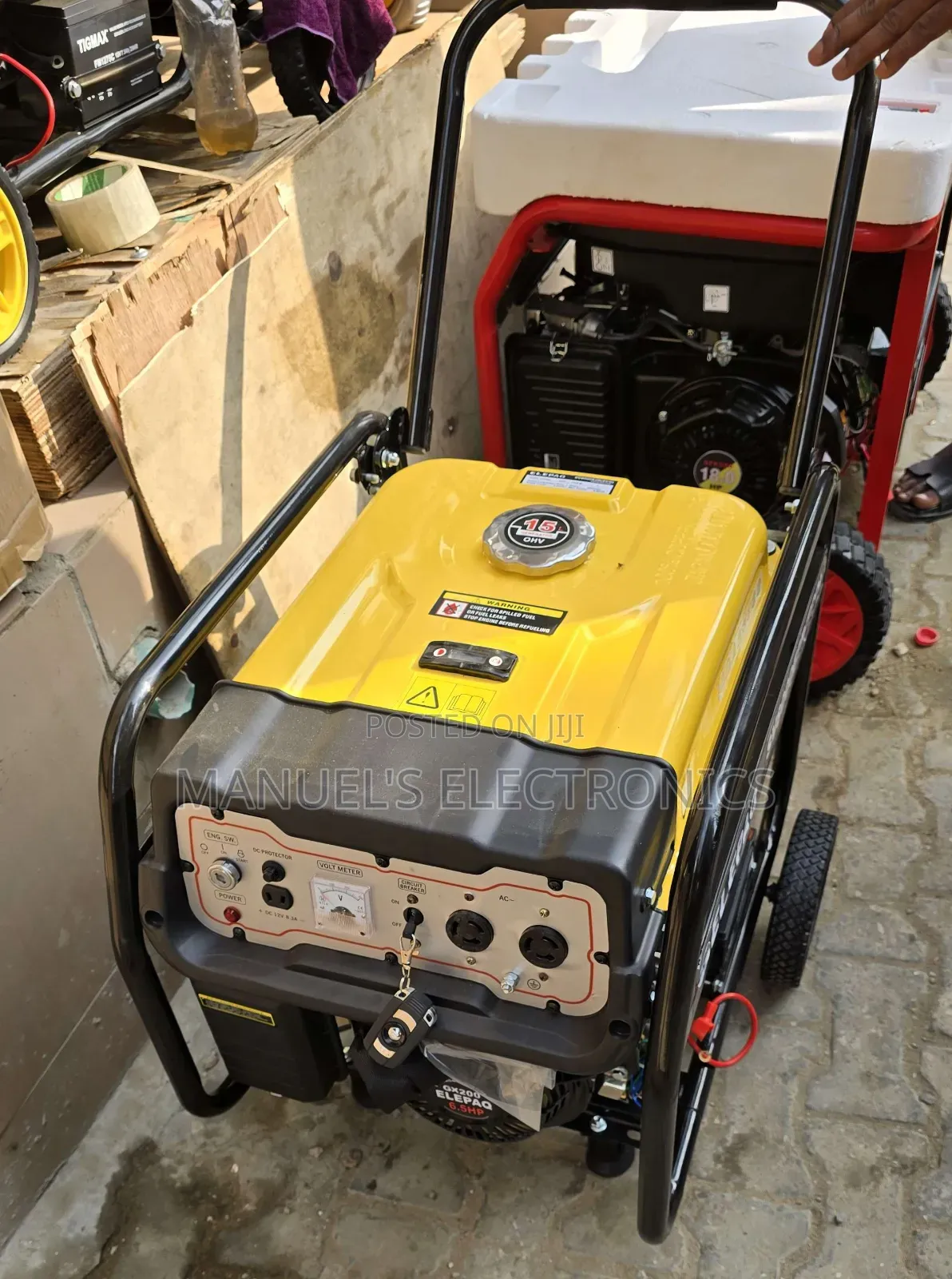 5.5kva Elepaq Remote Control Petrol Generator 100% Copper Coil