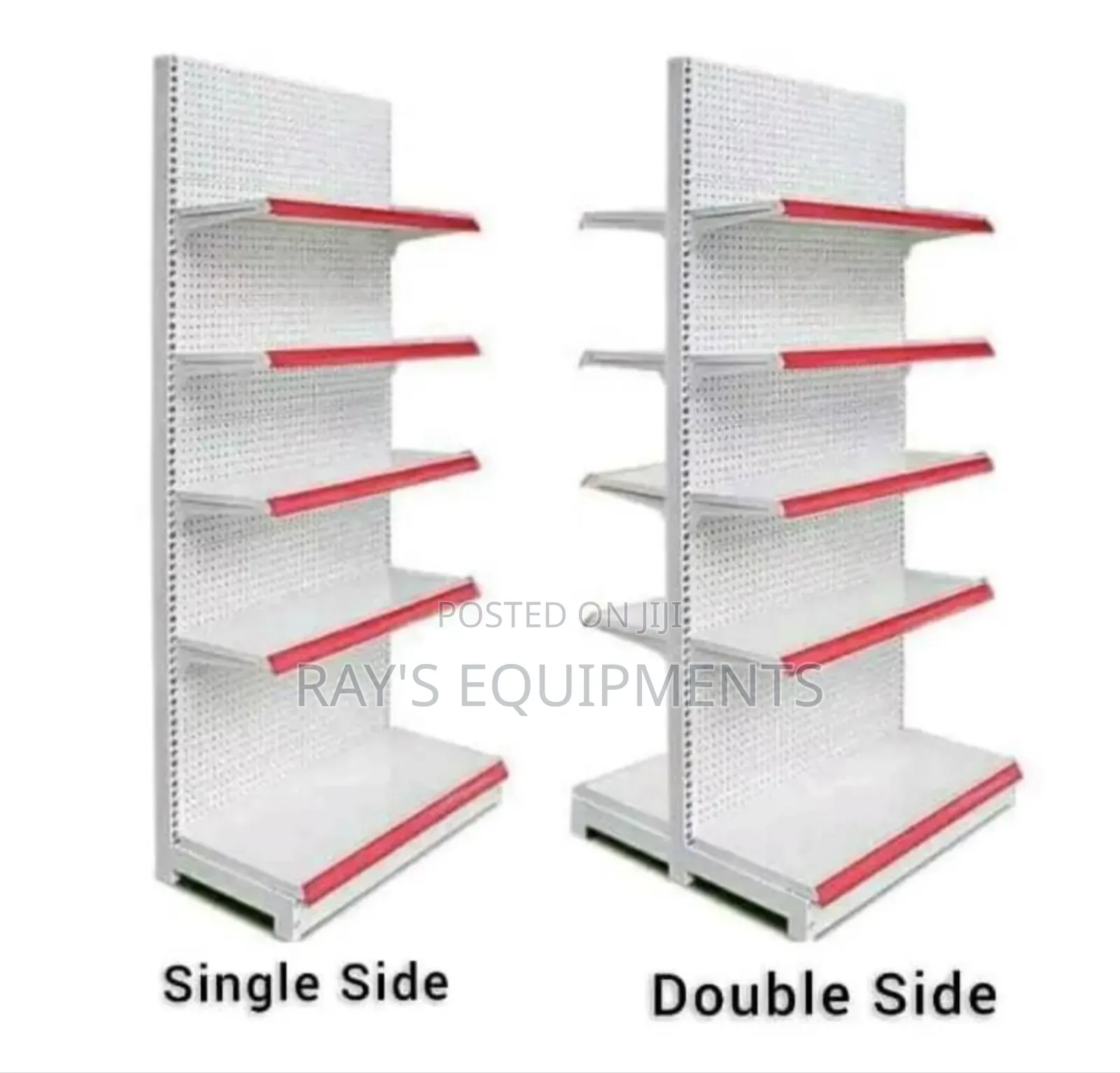 Supermarket Shelves Single and Double