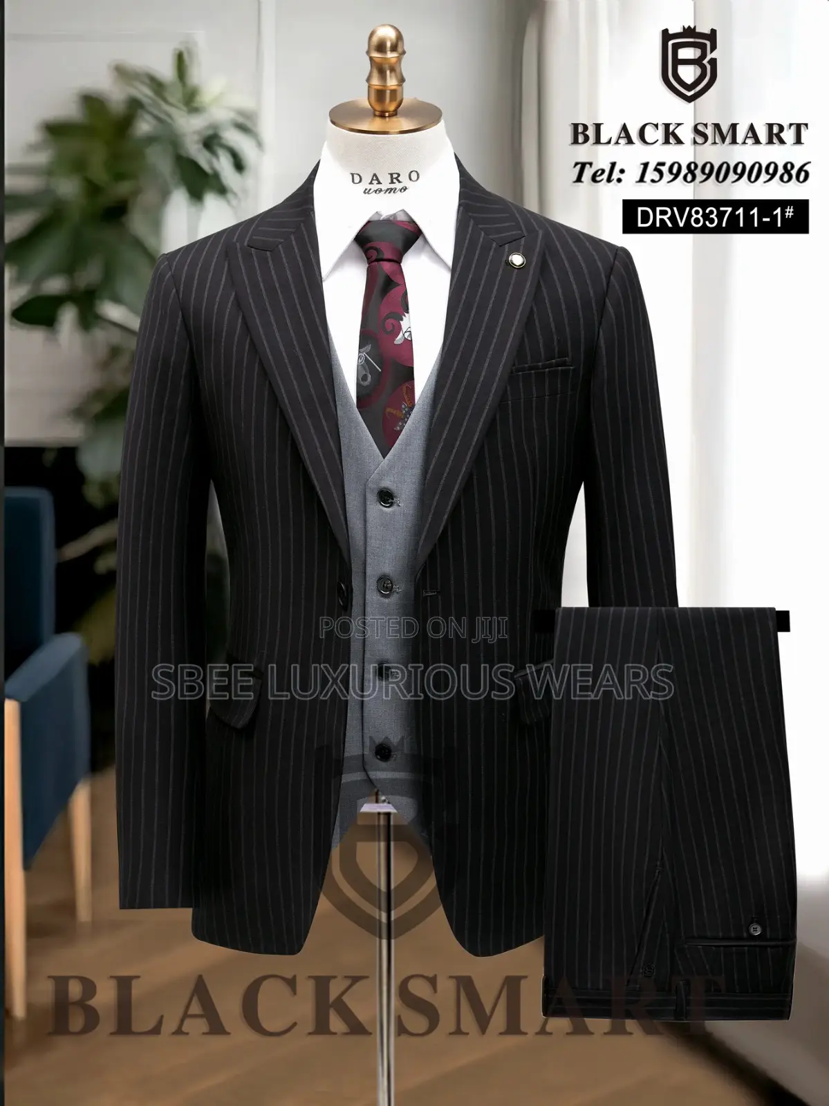 Real Men’S Classic Striped Suits