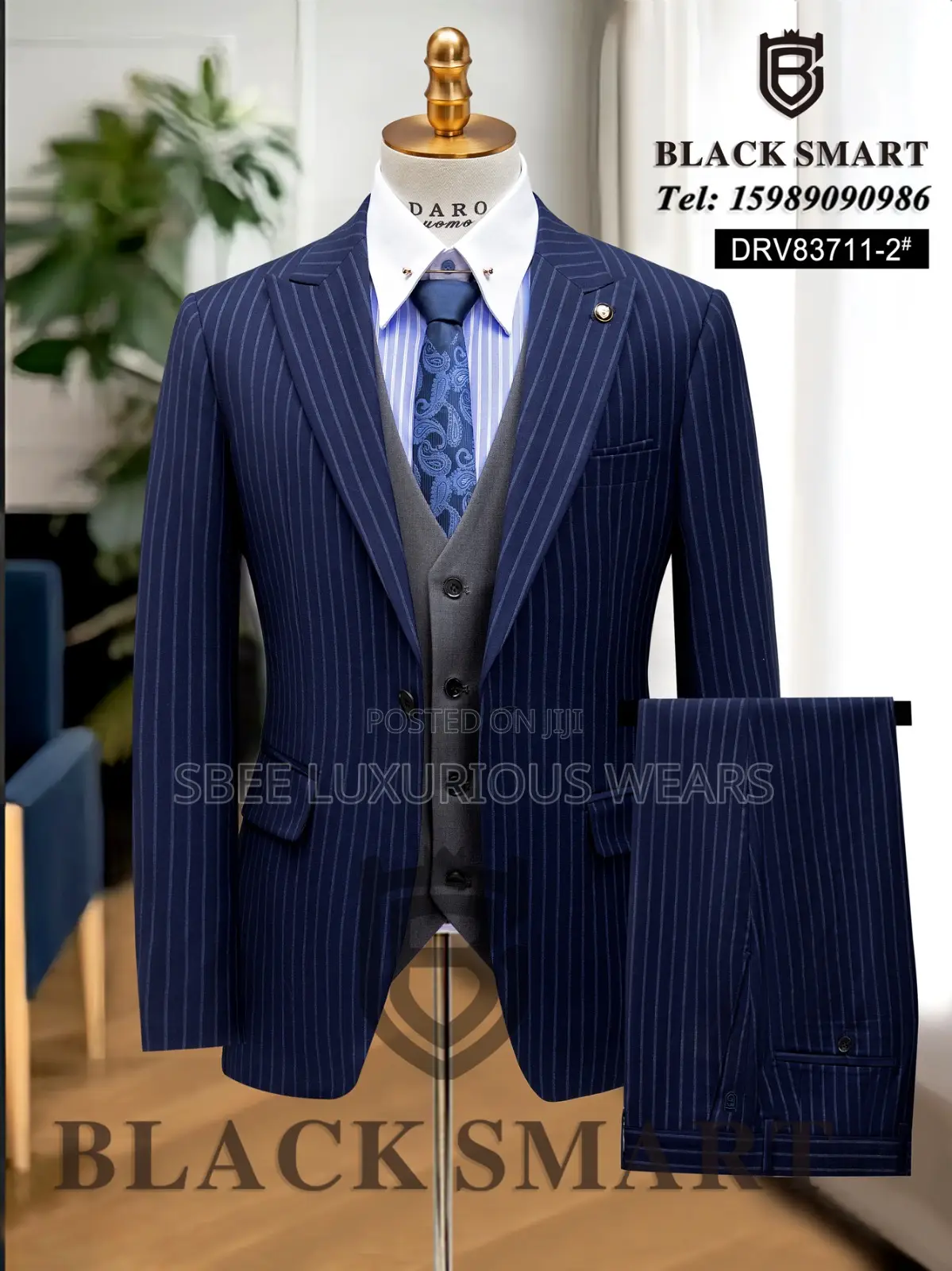 Real Men’S Classic Striped Suits