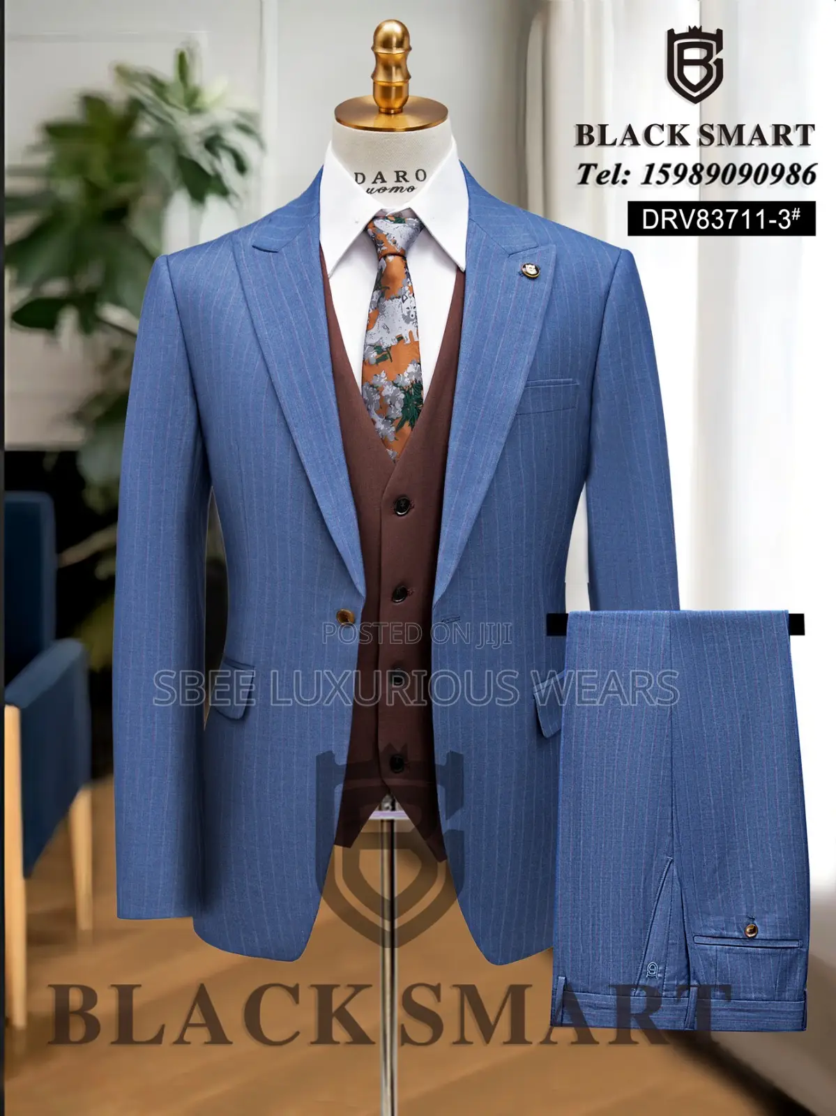 Real Men’S Classic Striped Suits