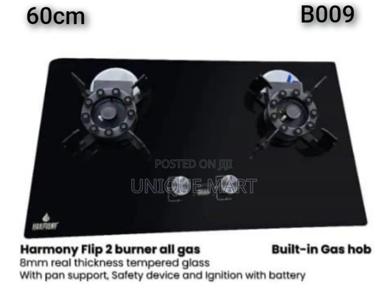 60 Cm Gas Burner.Brand: Harmony