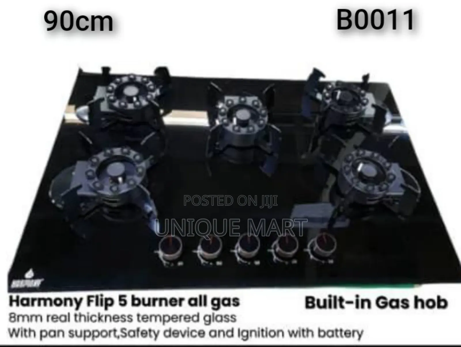 90cm Quality 5 Ways Gas Burner. Brand: Harmony