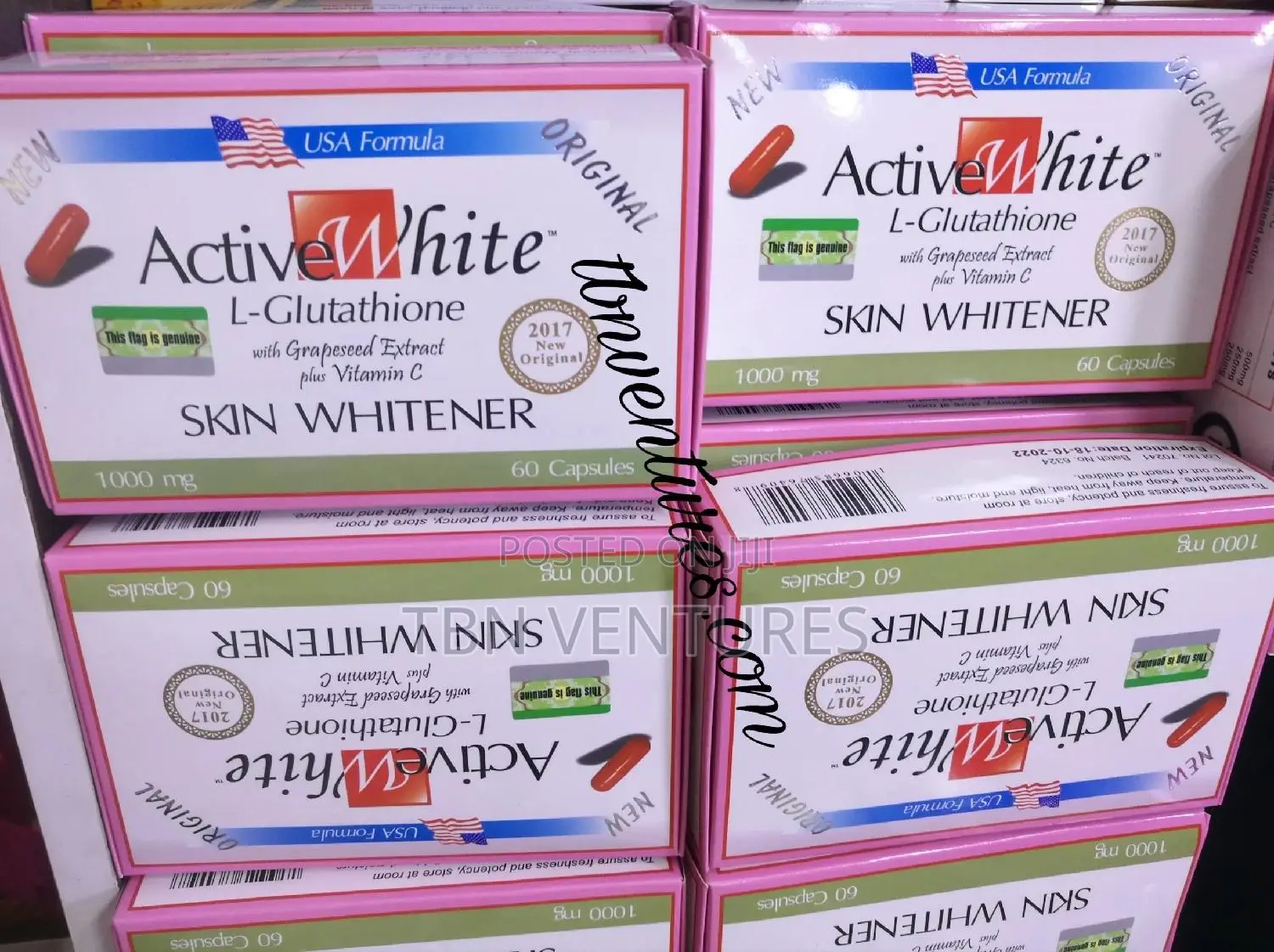 Active White L-Glutathione With Grape Seed Extract Vit-C