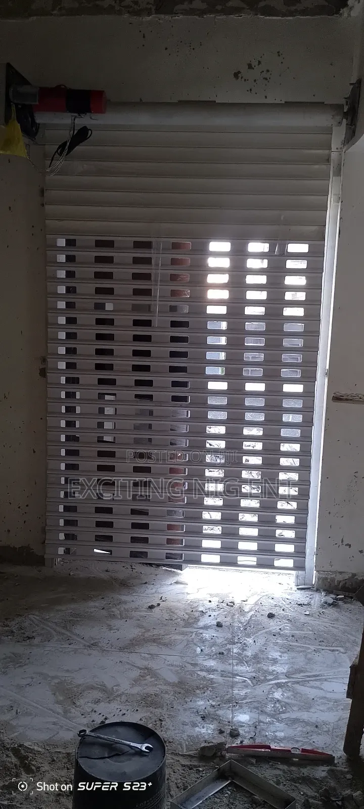 Automatic Aluminum Grill Roller Shutter