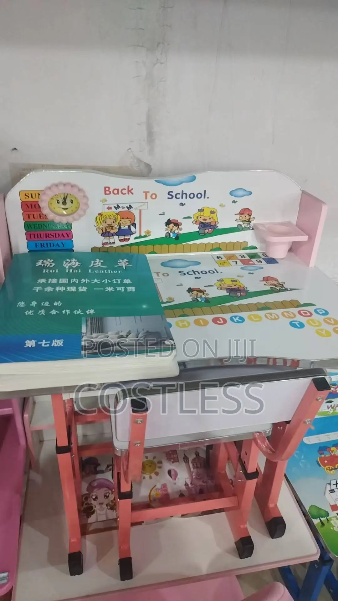 Children Kids Study Table Chair Set for Study