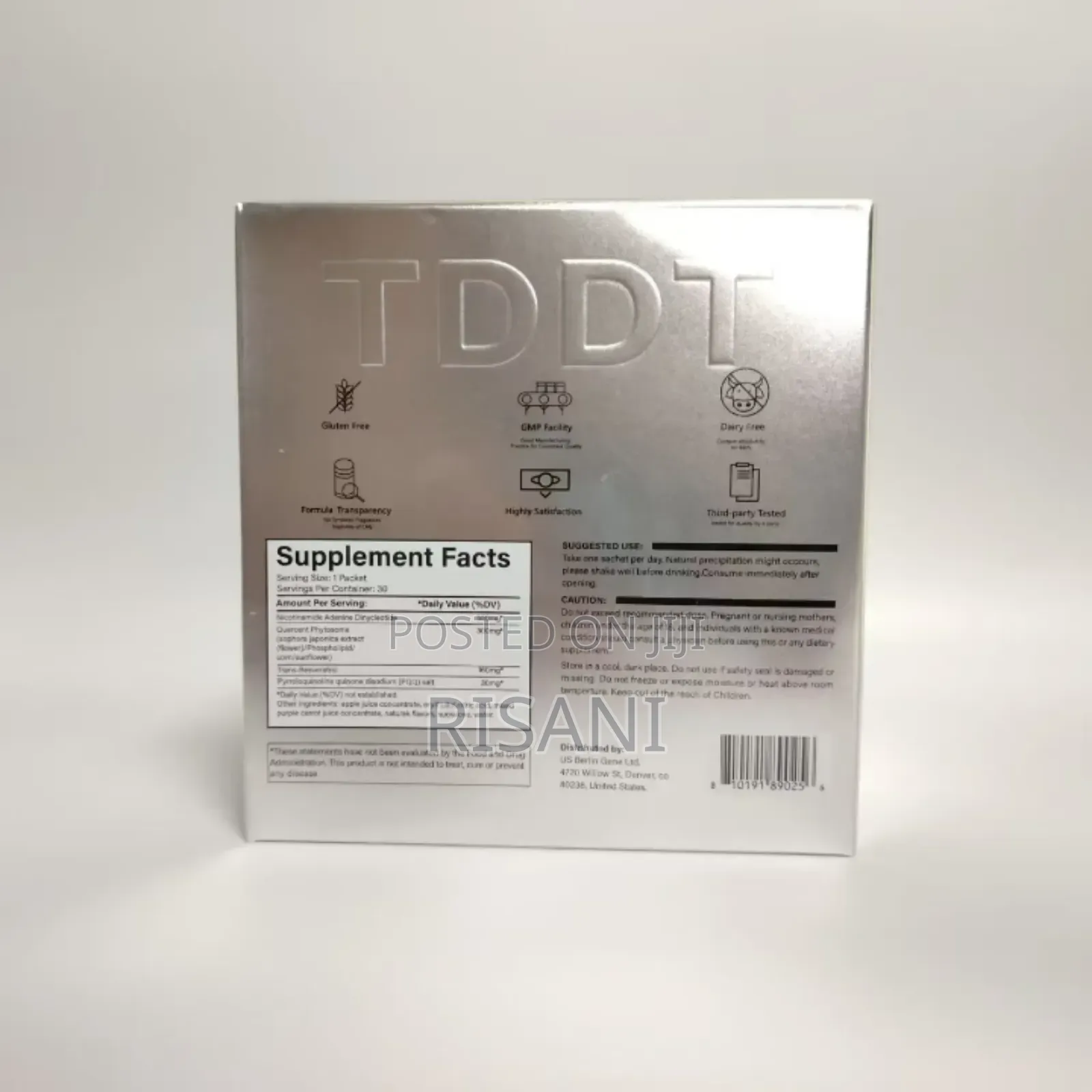 Nad Supplement 1000mg With Resveratrol 30 Packets
