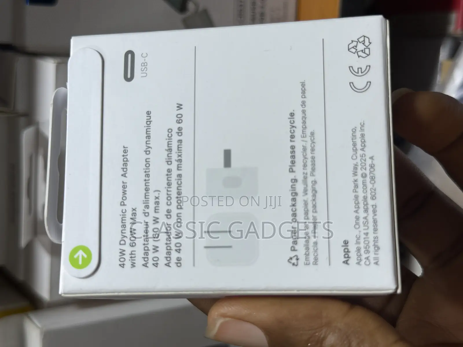 Apple 40w Dynamic Power Adapter With 60w Max