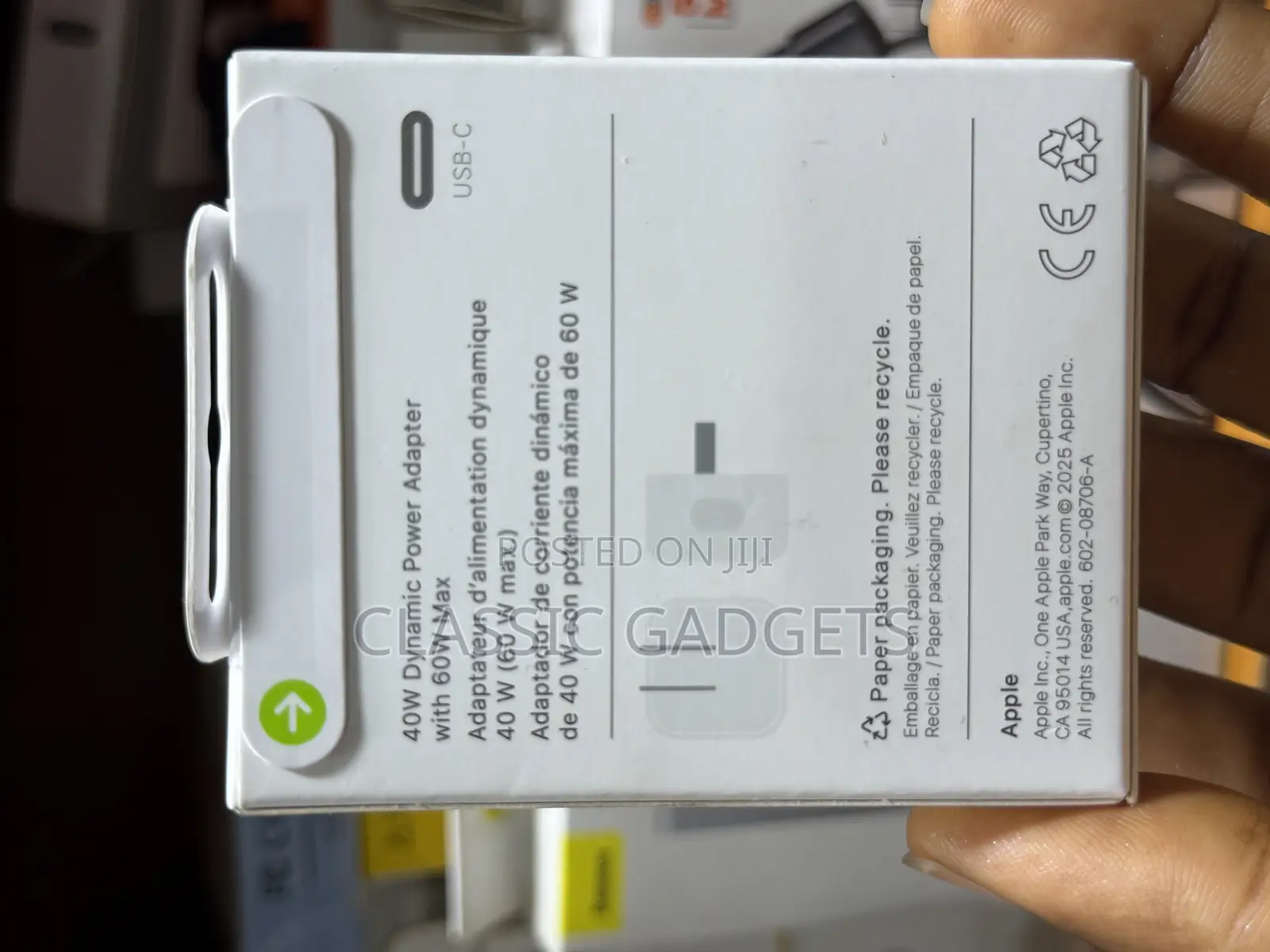 Apple 40w Dynamic Power Adapter With 60w Max