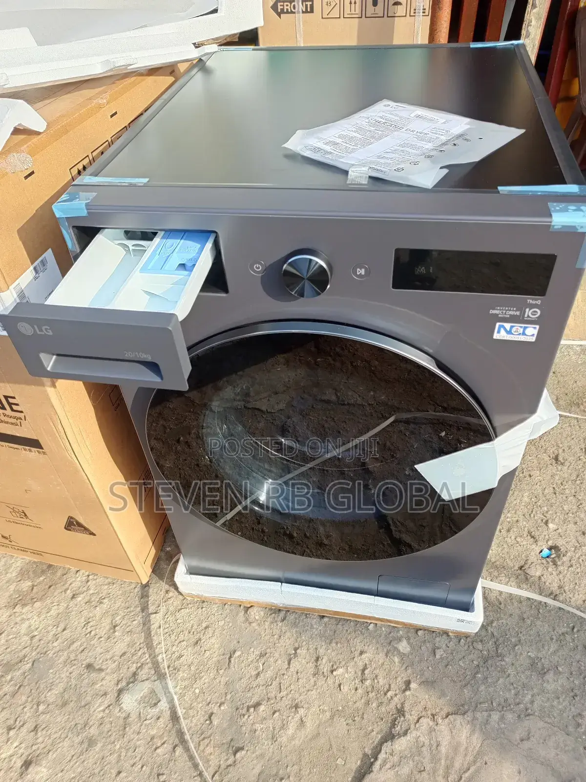 Lg 20kg Wash 10kg Dry Front Load Washer | Wm0z8drp24