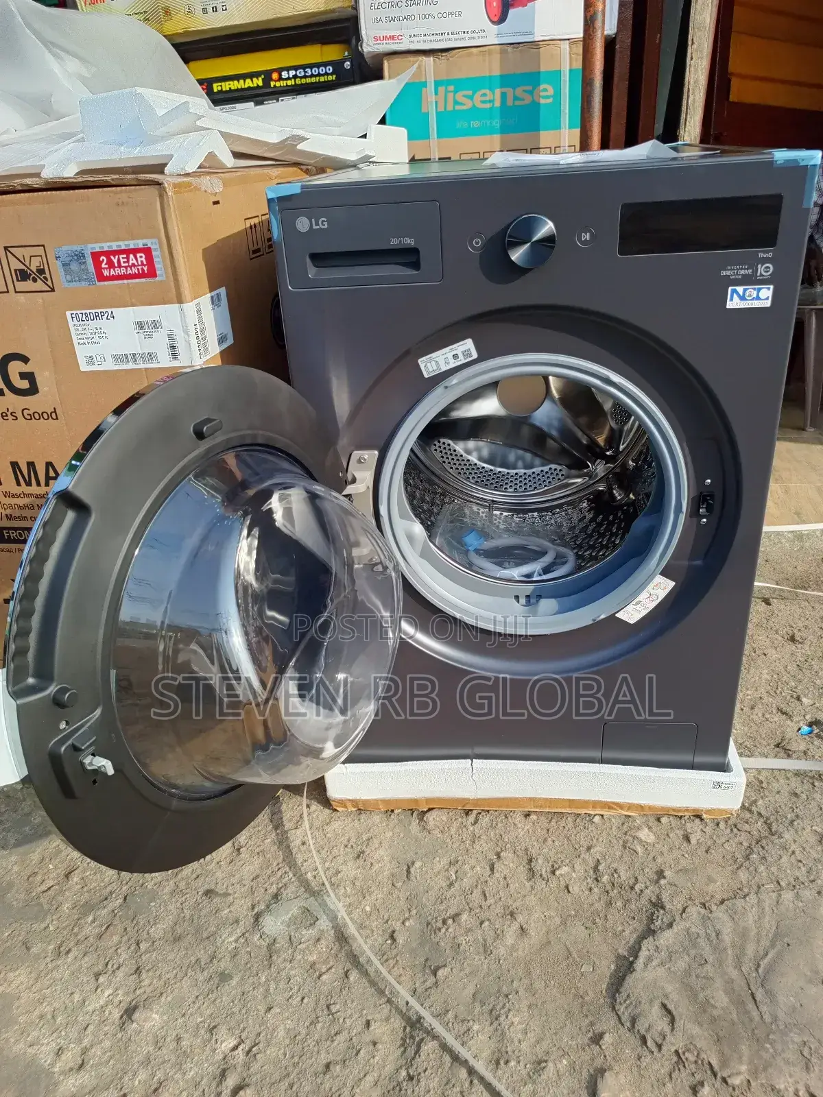Lg 20kg Wash 10kg Dry Front Load Washer | Wm0z8drp24