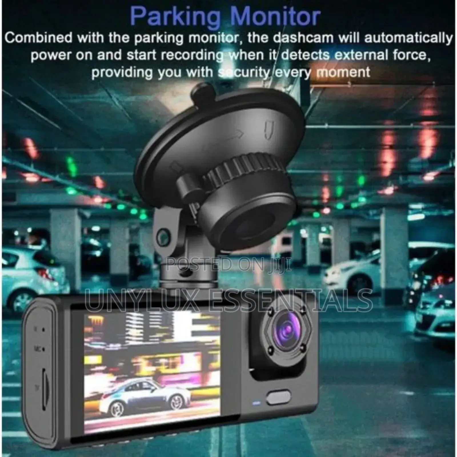 Dash Cam 3ch Car DVR 3" Camera