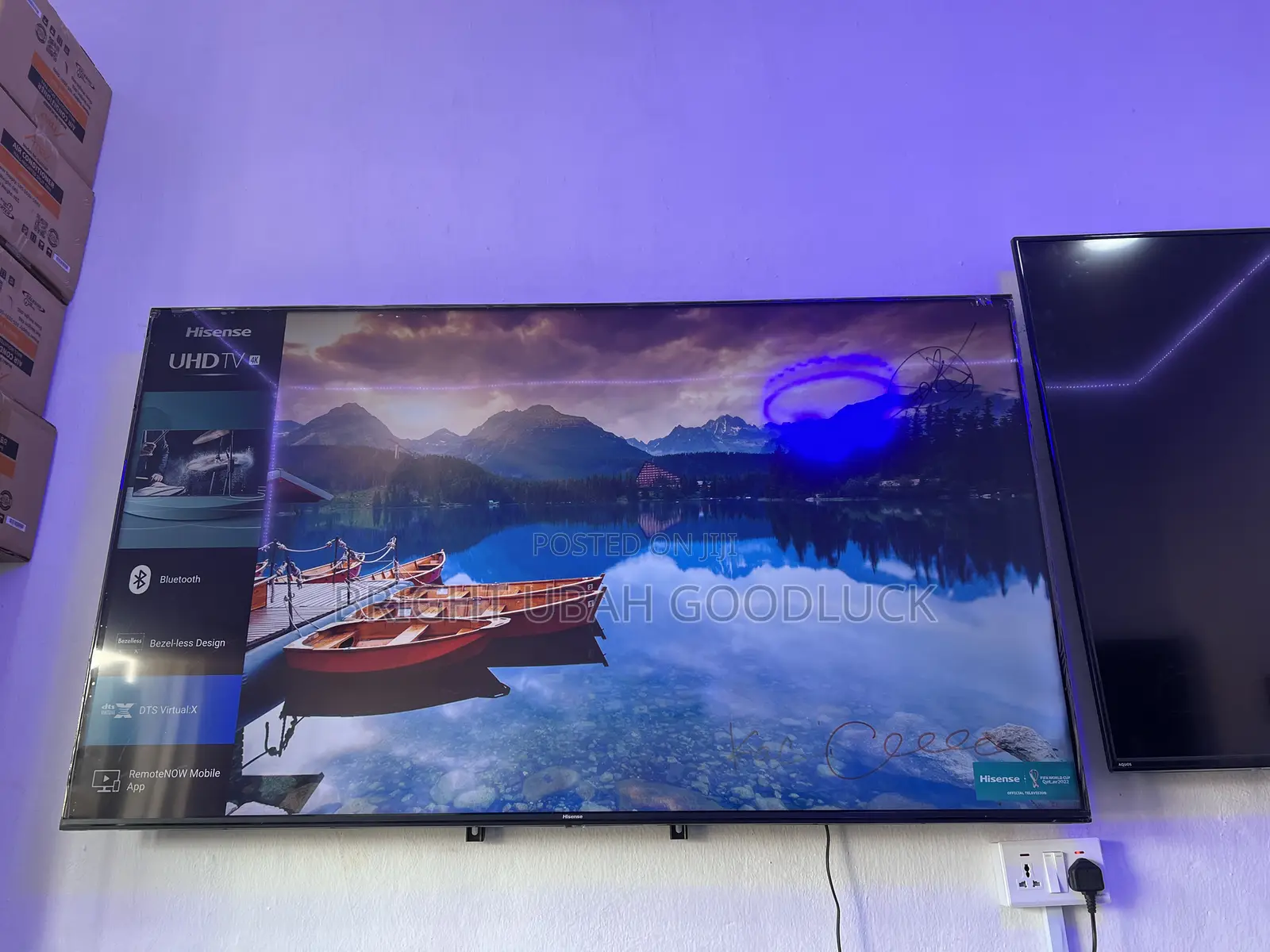 Hisense 50 Inches Frameless Tv Full Smart Tv With Free Netflix Acct