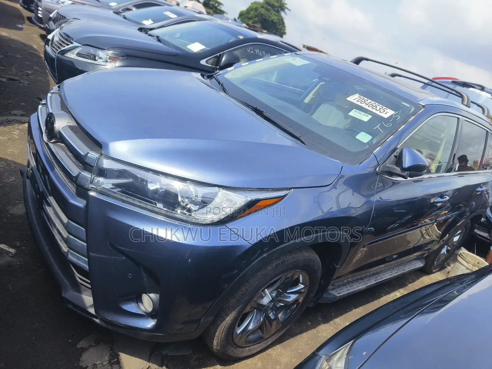Toyota Highlander Limited 4x4 V6 (3.5L 6cyl 8A) 2018 Blue
