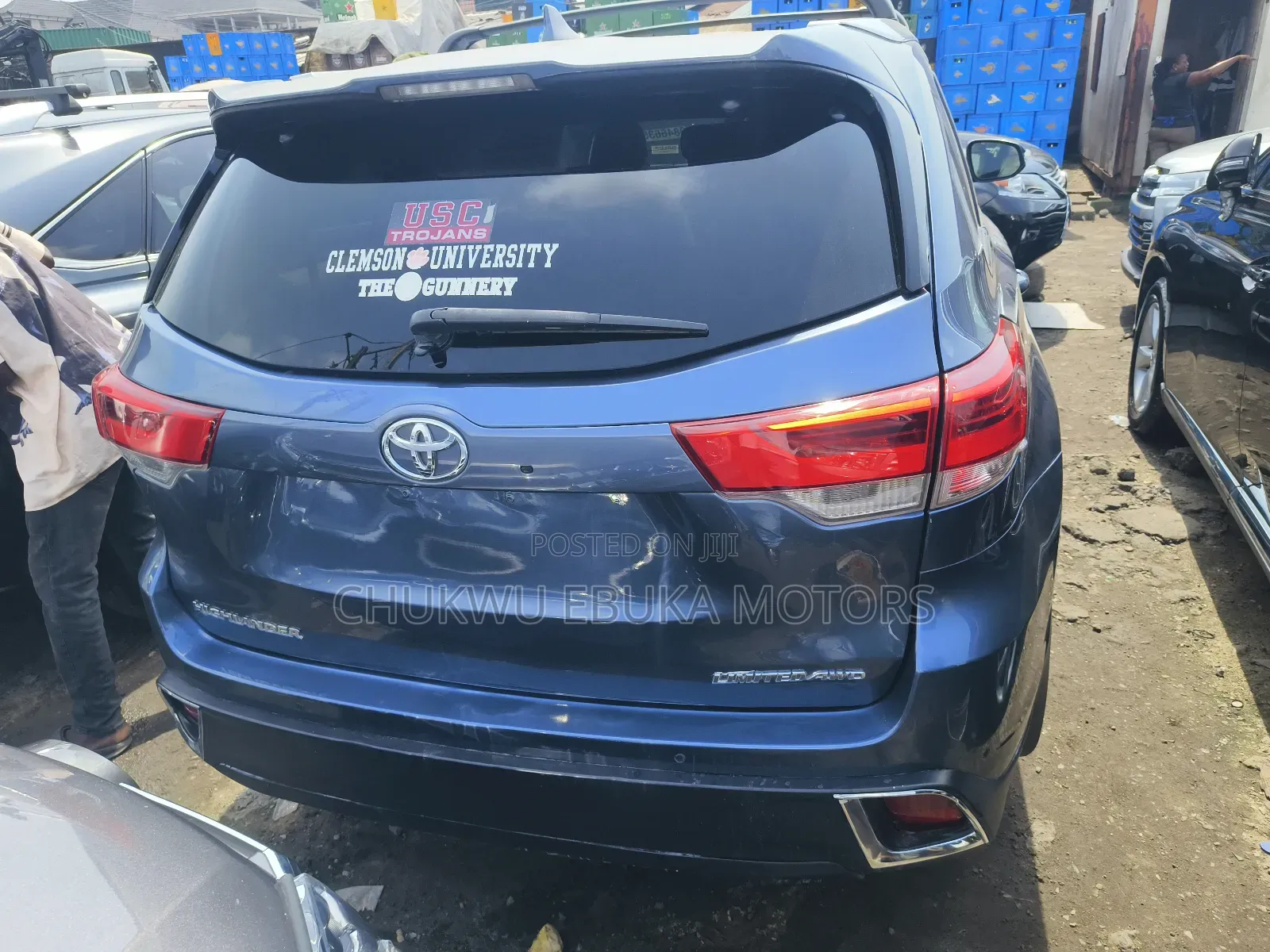 Toyota Highlander Limited 4x4 V6 (3.5L 6cyl 8A) 2018 Blue