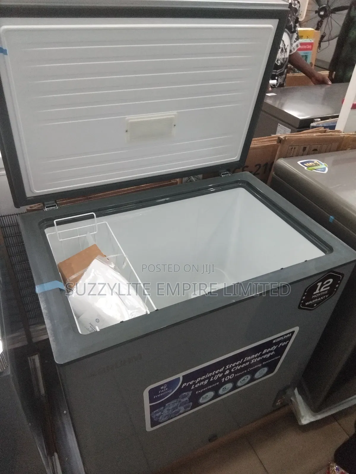 Bruhm 210 Liters Chest Freezer Energy Saving