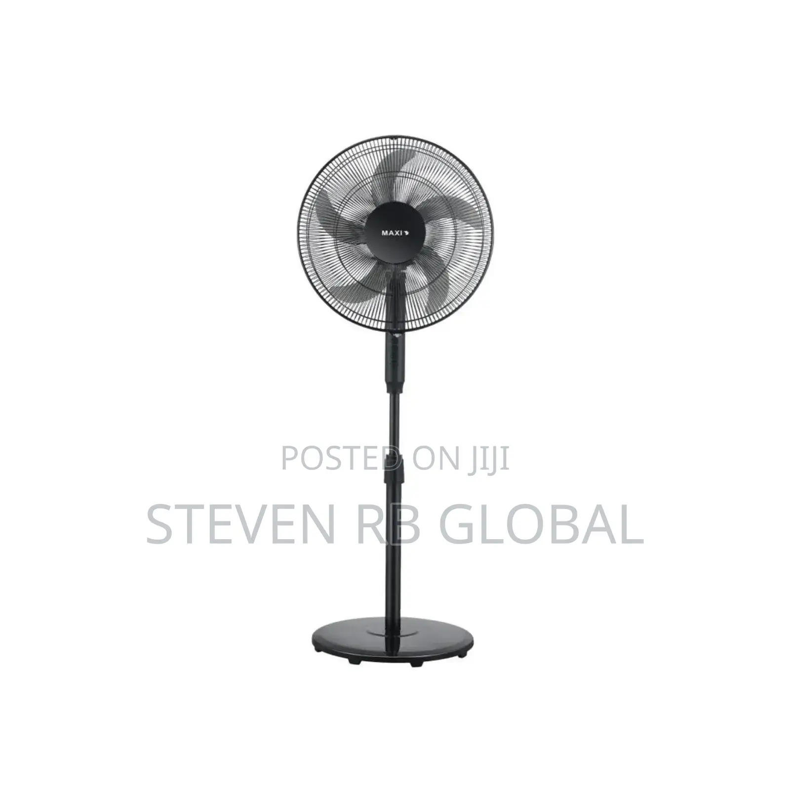 Maxi 16′′ Standing Fan (Black) | Model 40-25j