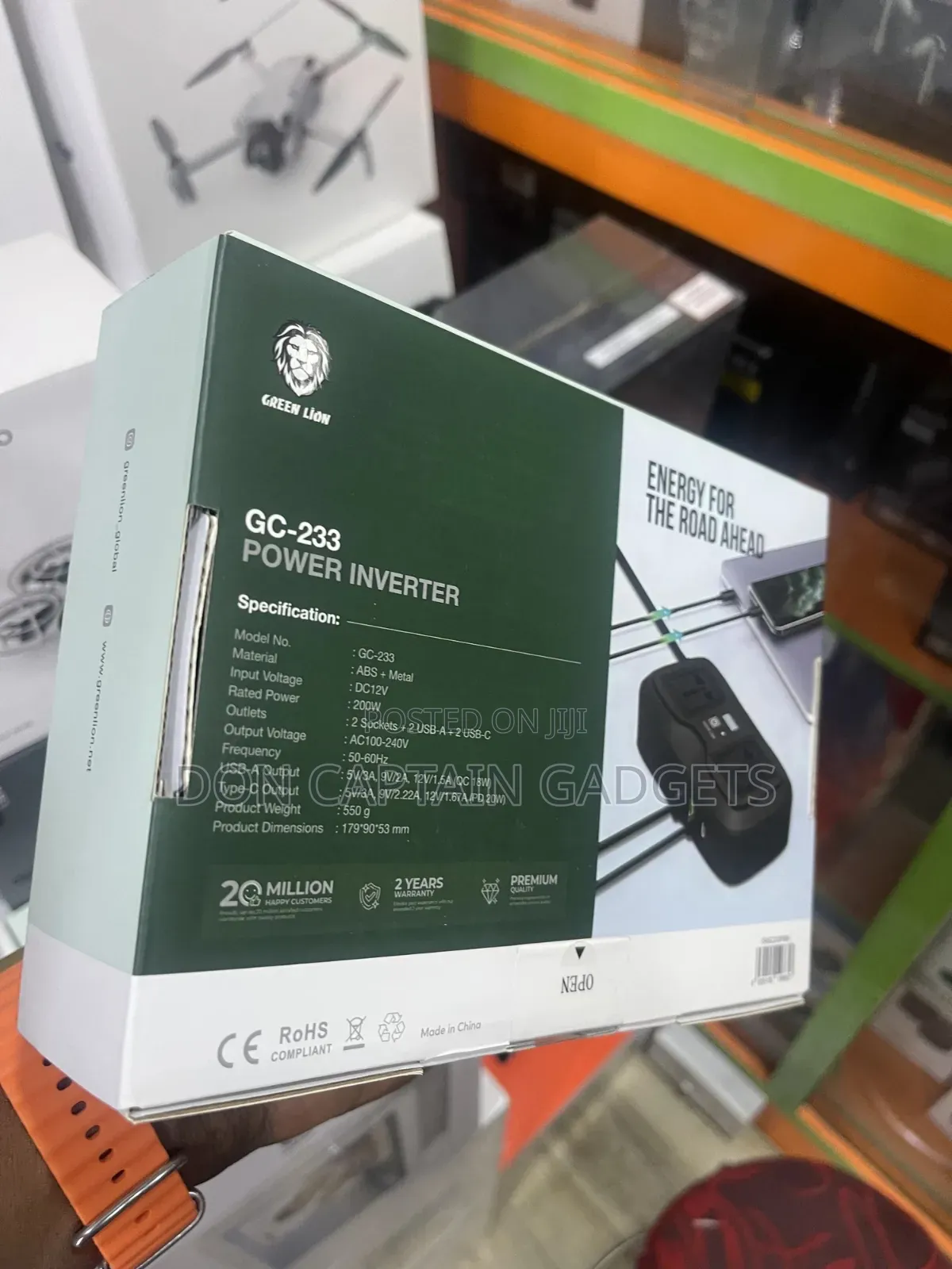 Green Lion Power Inverter 200w Gc-233