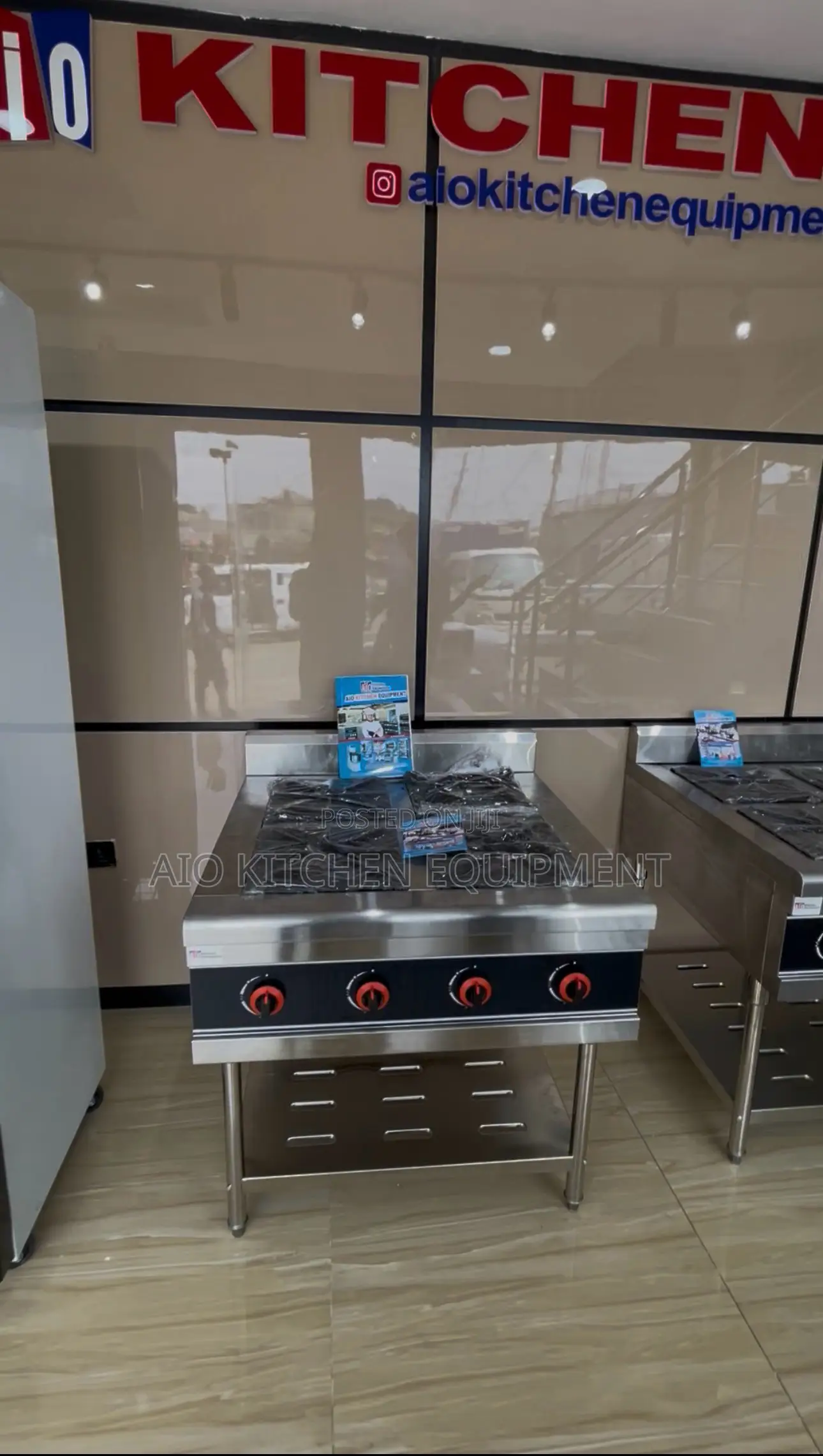 4 Burner Gas Cooker Commercial