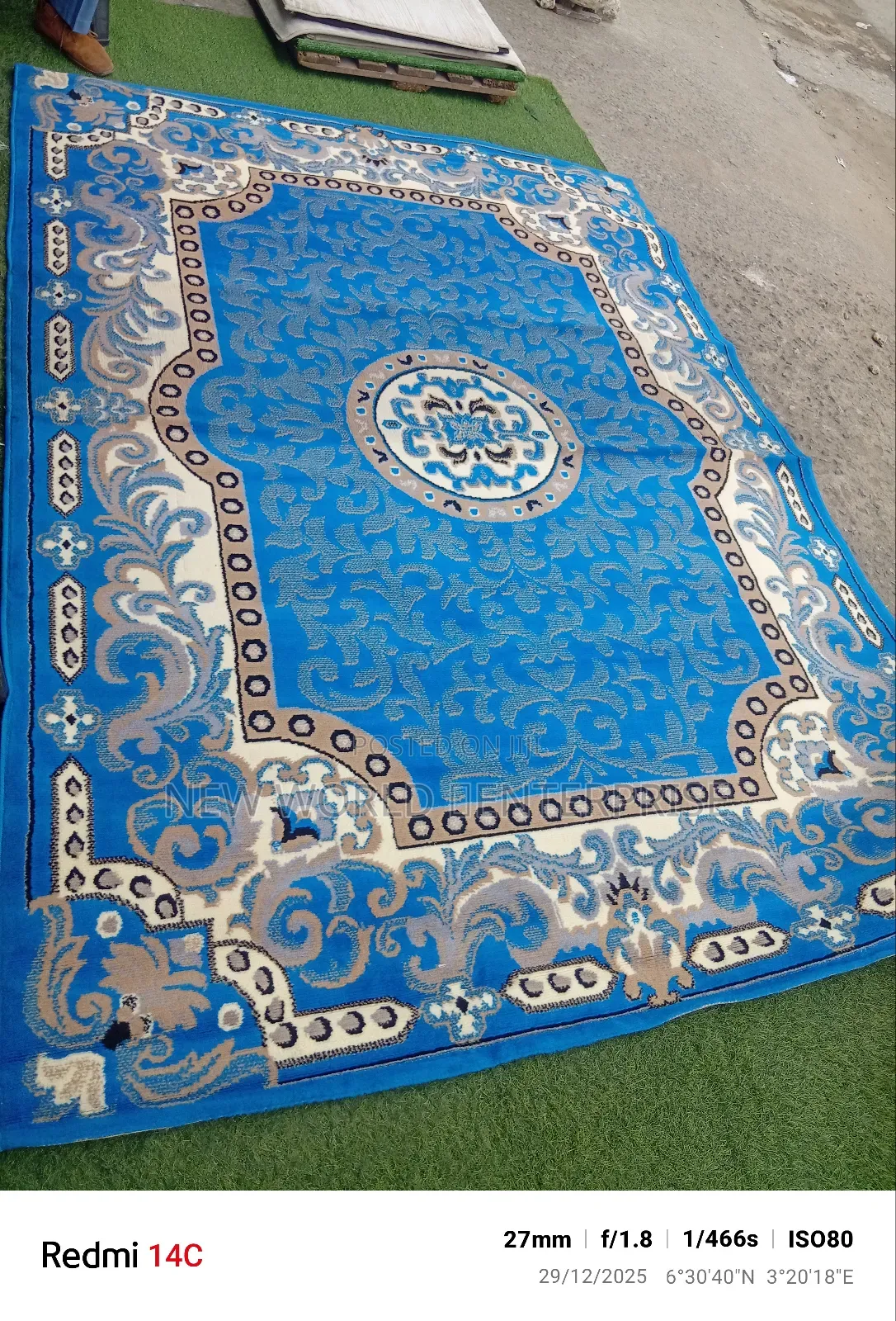6by9 Feets Modern Belgium Centre Rug