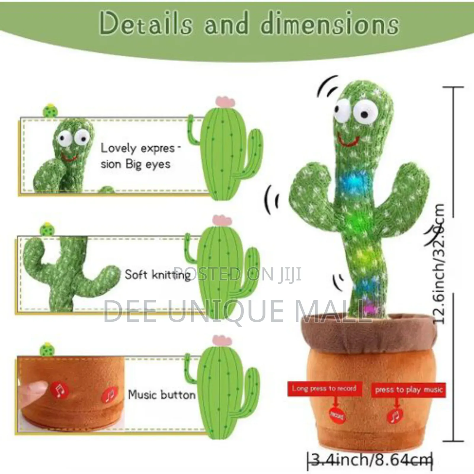 Intelligent Cactus Interactive Learning and Musical Toy