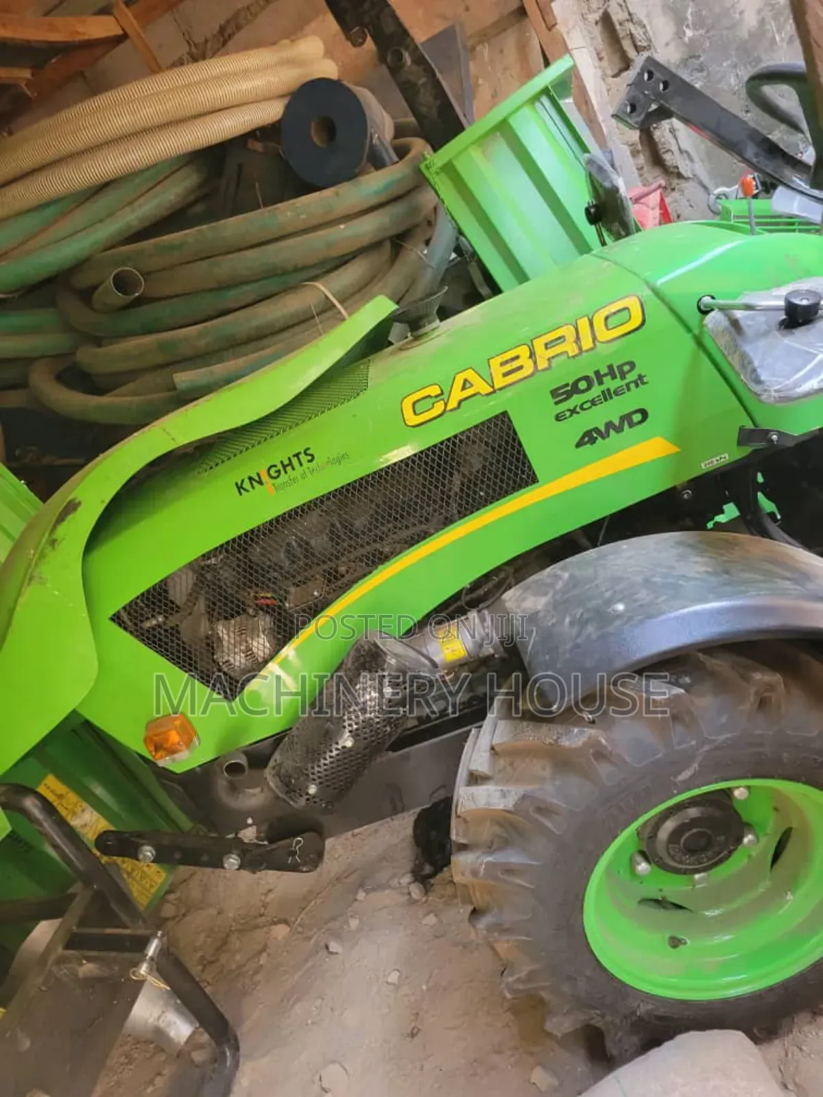 Tractor 50hp With The Implements Disc Plough Disc Harrow Ridger