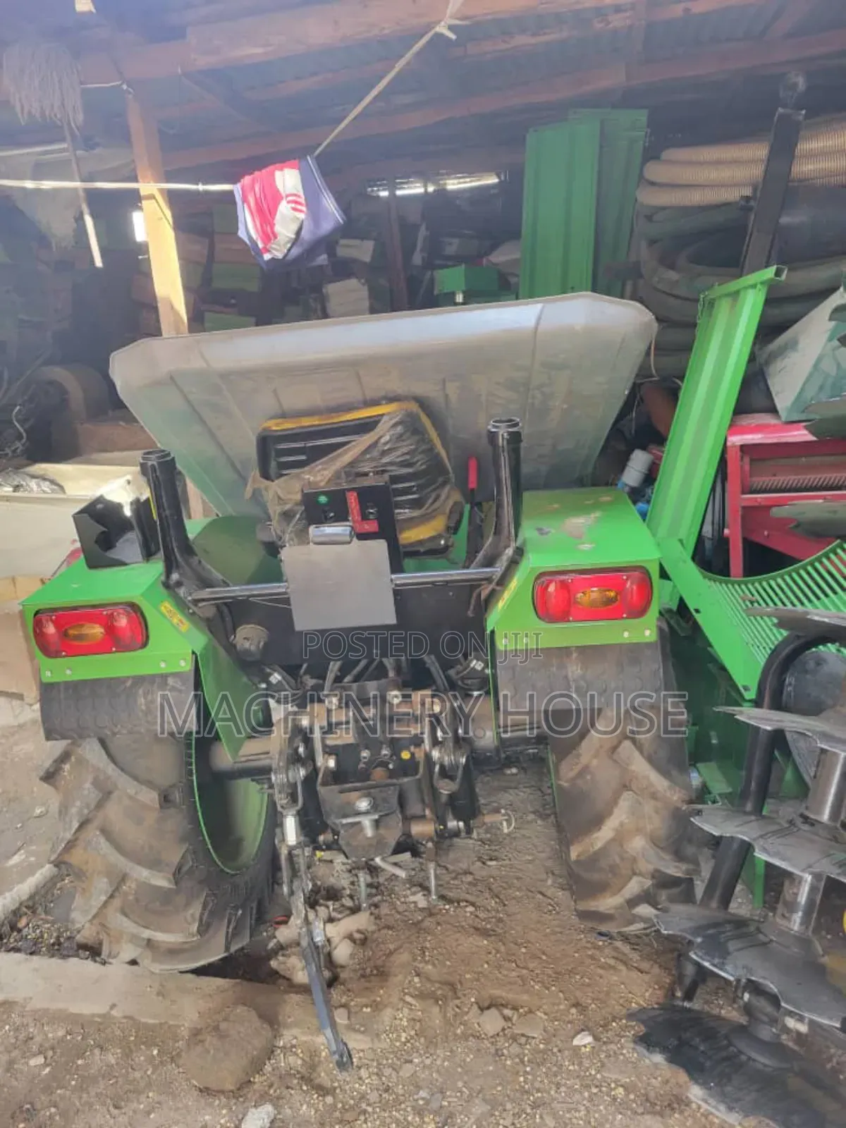 Tractor 50hp With The Implements Disc Plough Disc Harrow Ridger