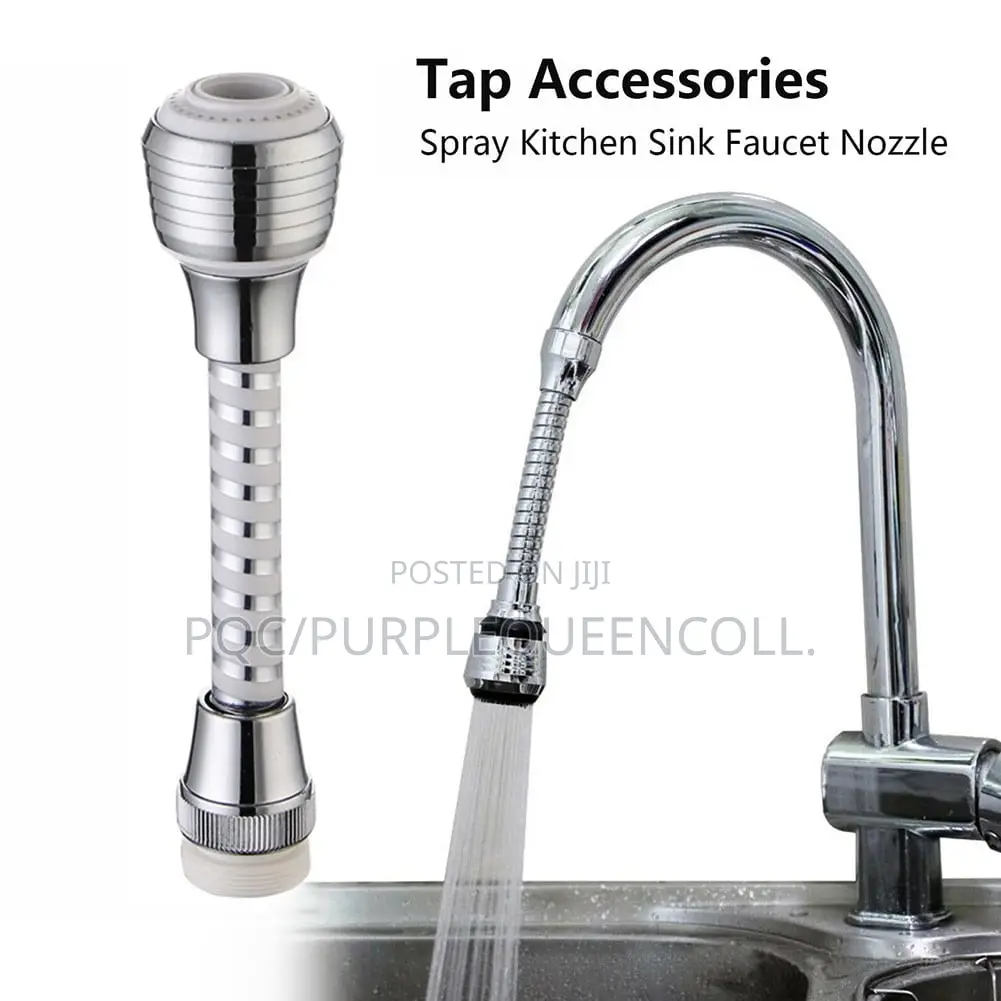 Extendable Detachable Flexible Faucet Tap Extension 360 Degrees