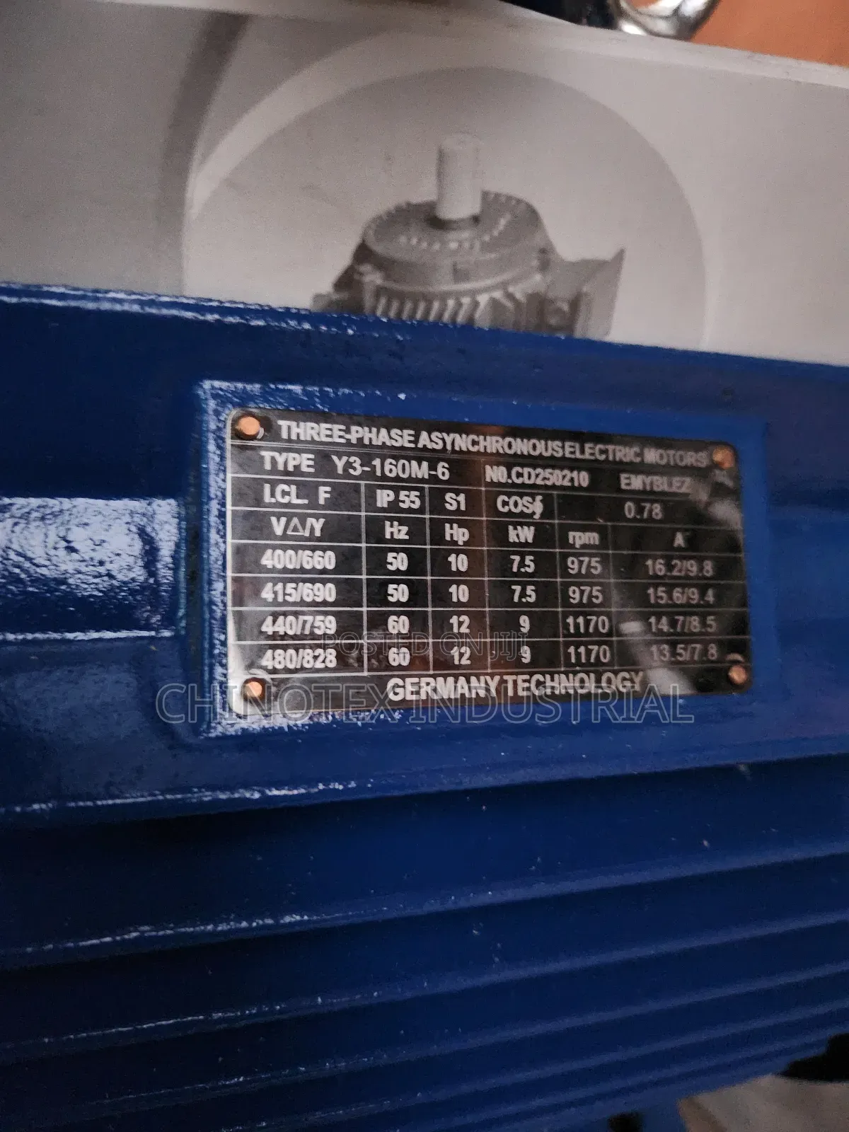 10hp Low Speed Electric Motor 975rpm