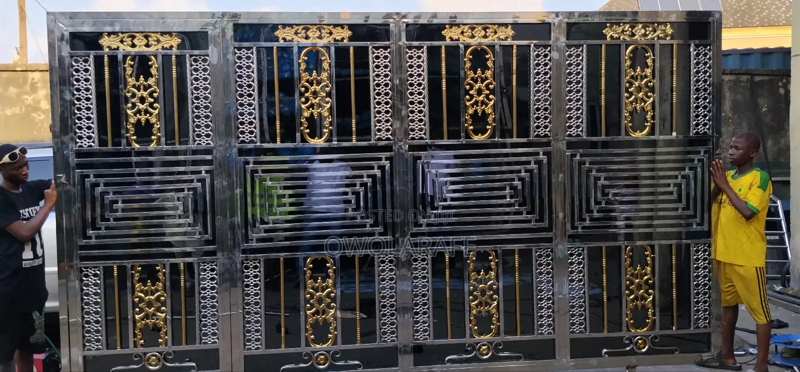 New Harmony Stainless Steel Gate