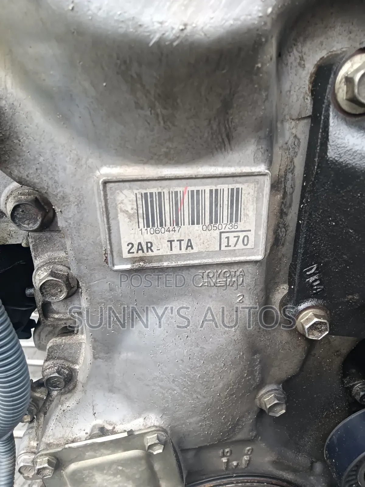 2009-2016 Camry Engine 2ar-fe.