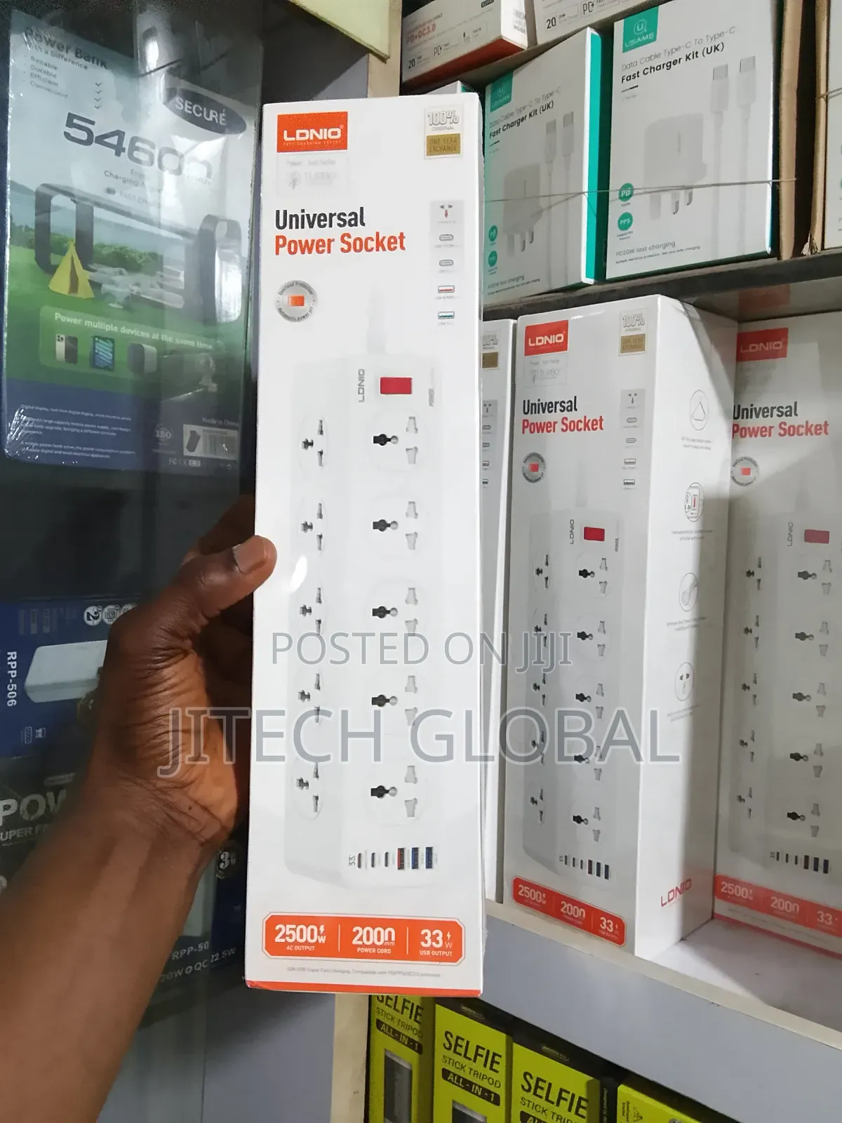 Surge Protection Power Extensions With 6 Usb Port,10 Socket