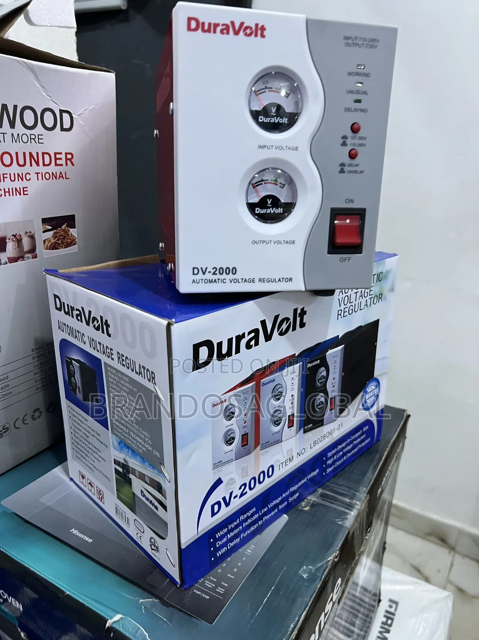 Duravolt 2000w Voltage Stabilizer for Home and Office